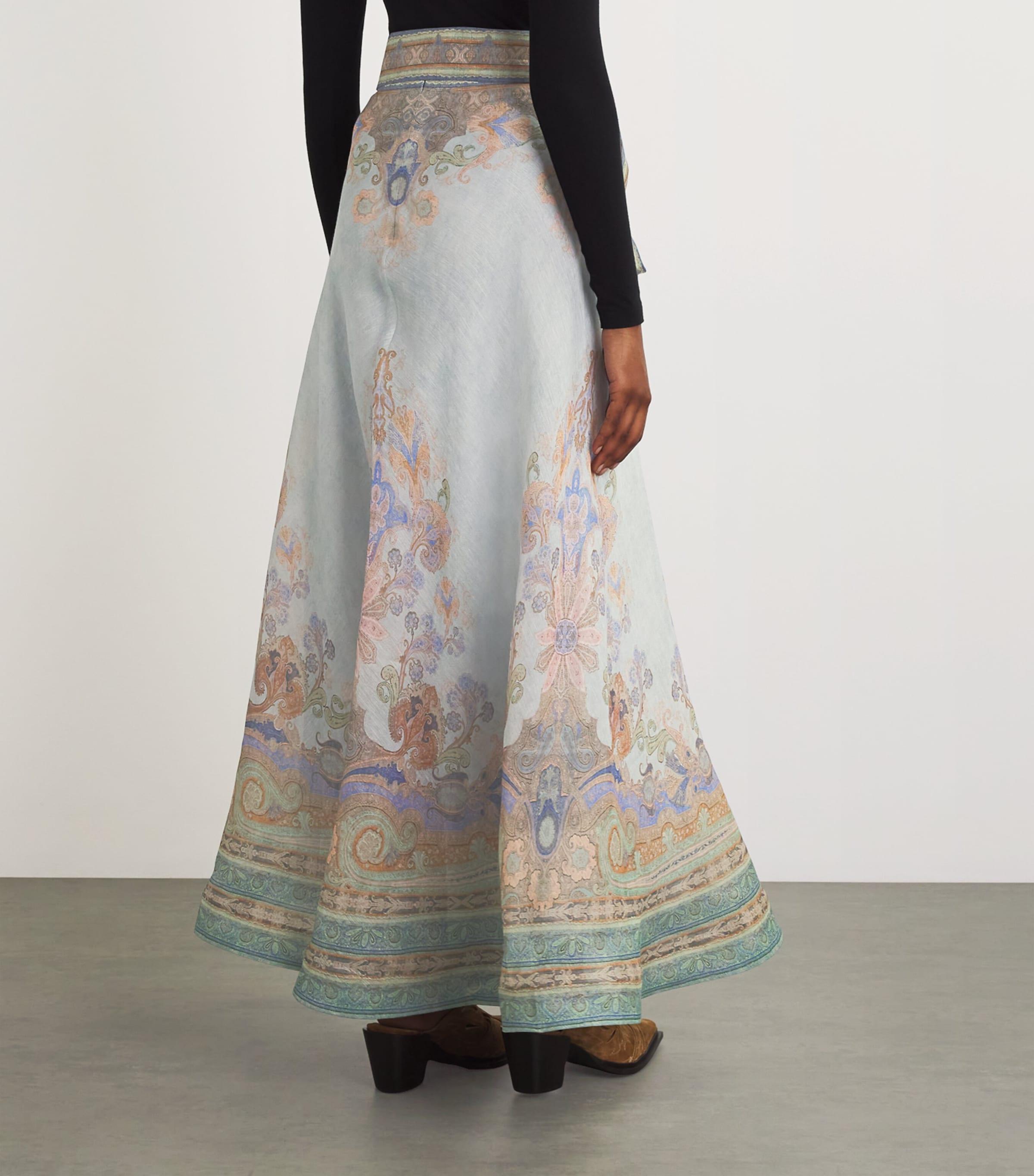 【Zimmermann】Paisley pleated maxi skirt Paisley pleated maxi skirt in multicoloured - Zimmermann