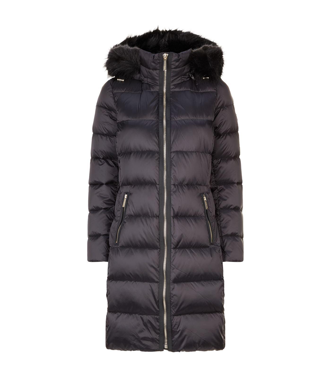 MICHAEL Michael Kors Down Puffer Coat in Black Lyst