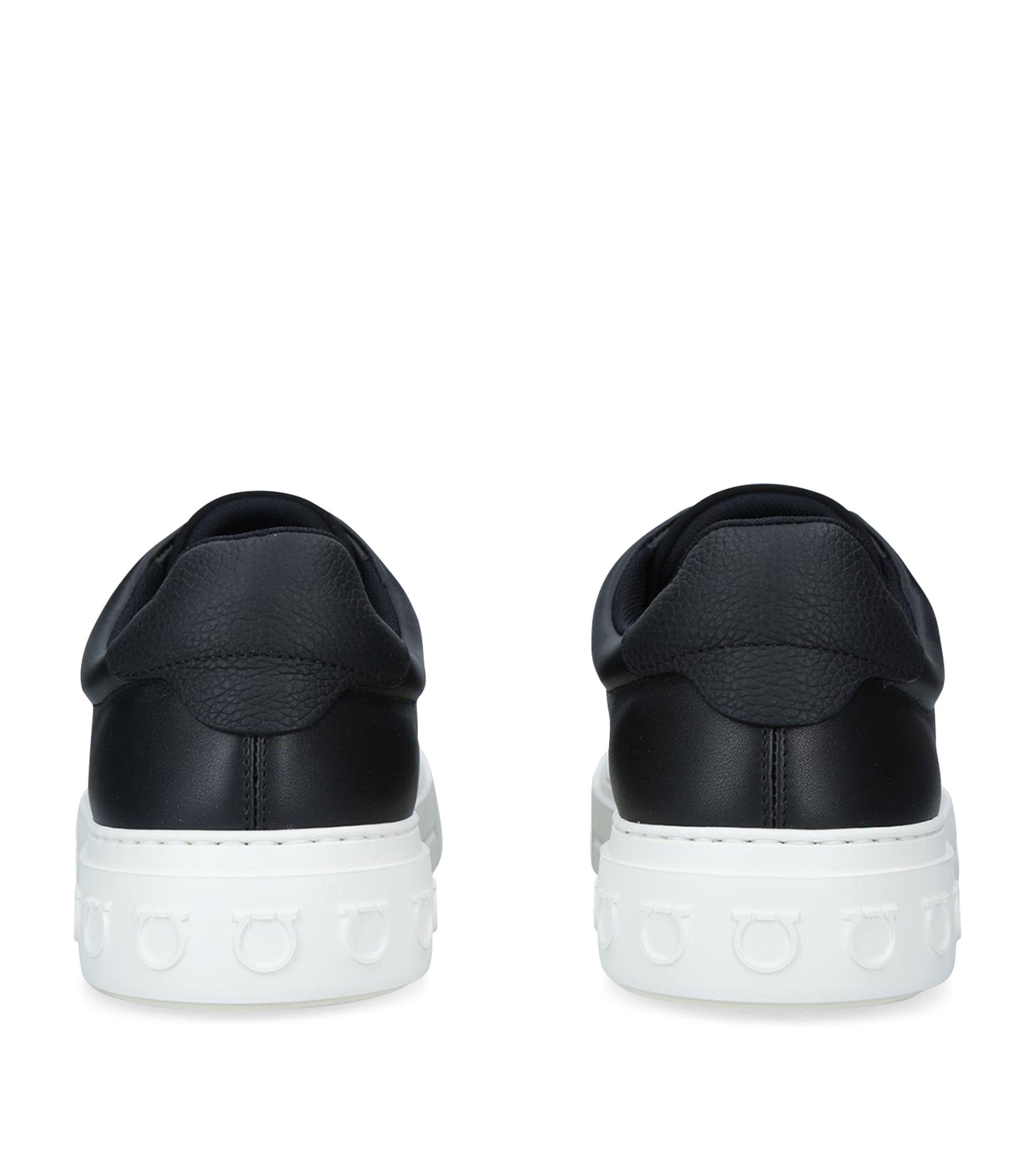 Ferragamo Leather Tasco Slip-on Sneakers in Black for Men | Lyst display picture 1