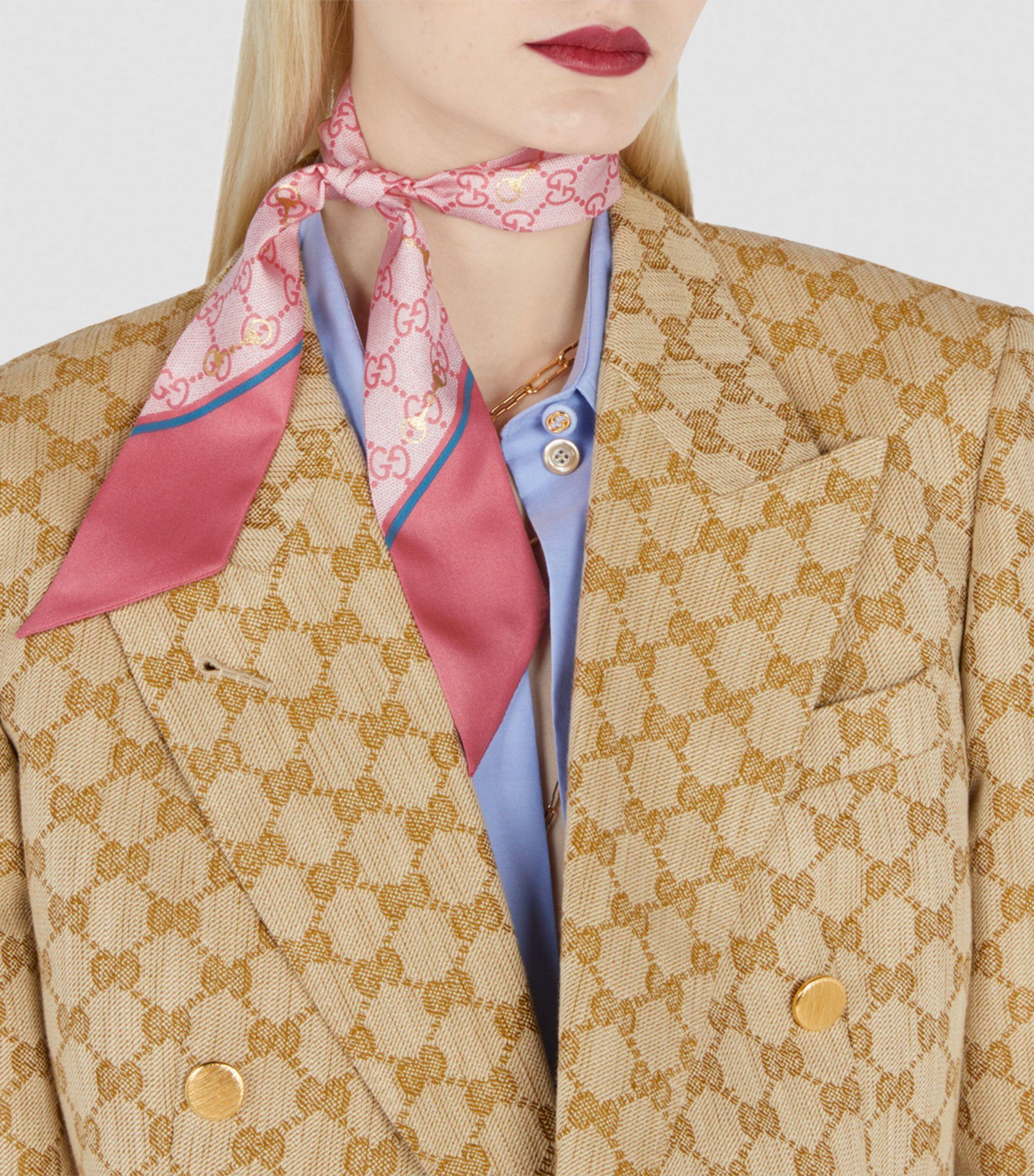 Gucci store skinny scarf
