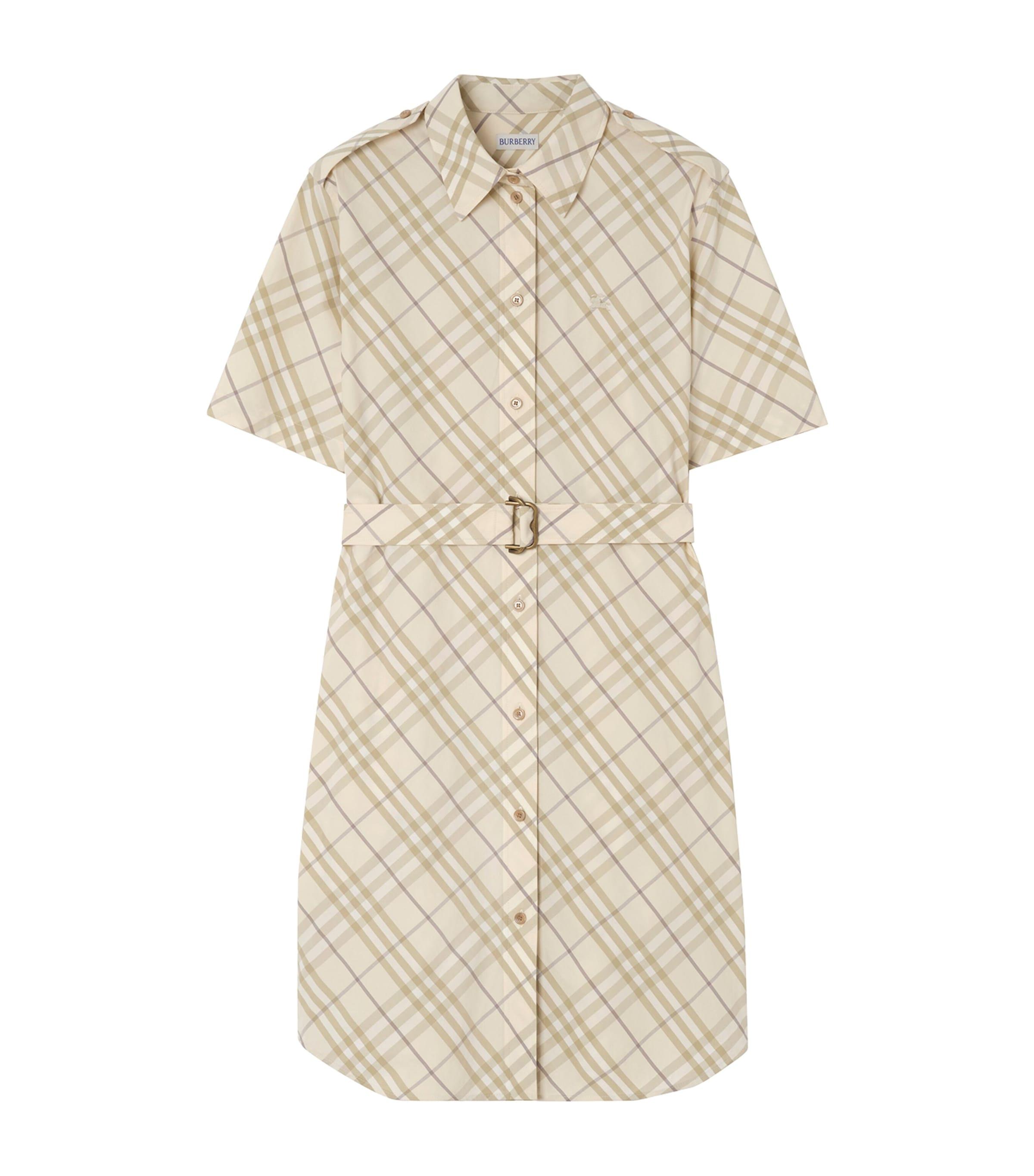 fake burberry dress ladies Burberry Nova Checked Shirt Dress, Brand Size 2 ( US Size 0 ) 8095080 - Clothing