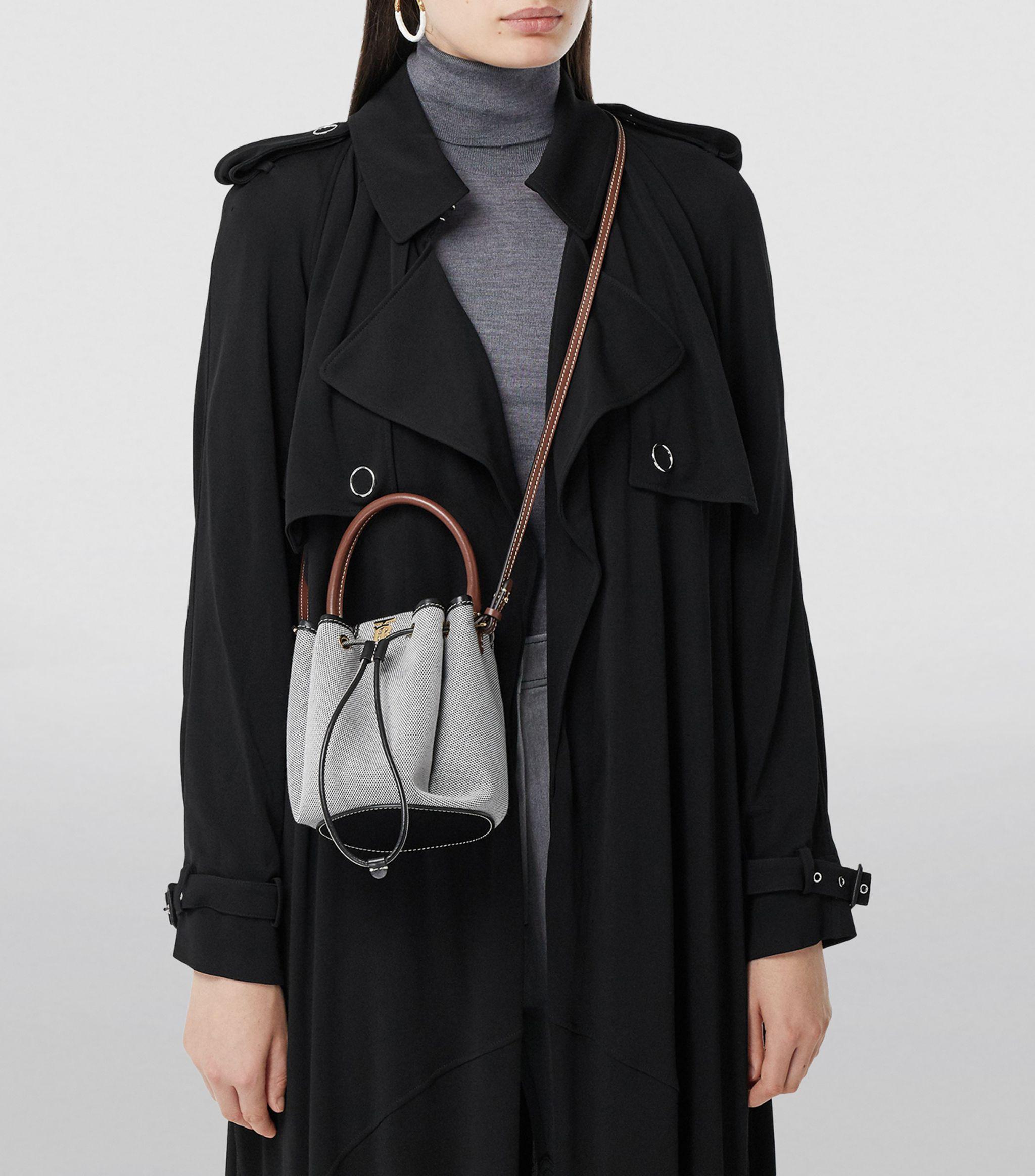 tb monogram bucket bag