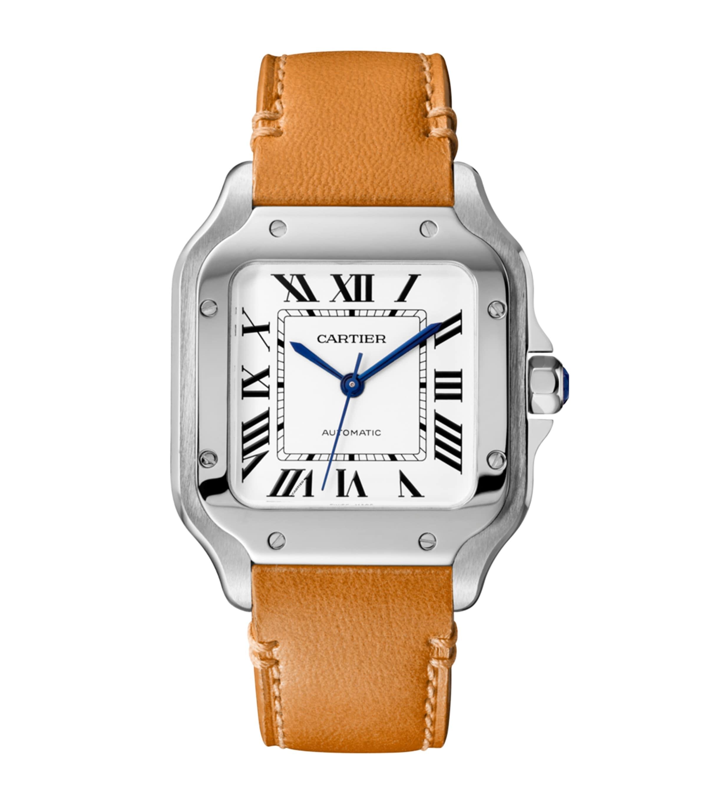 Cartier Stainless Steel Santos De Watch in Metallic Lyst UK