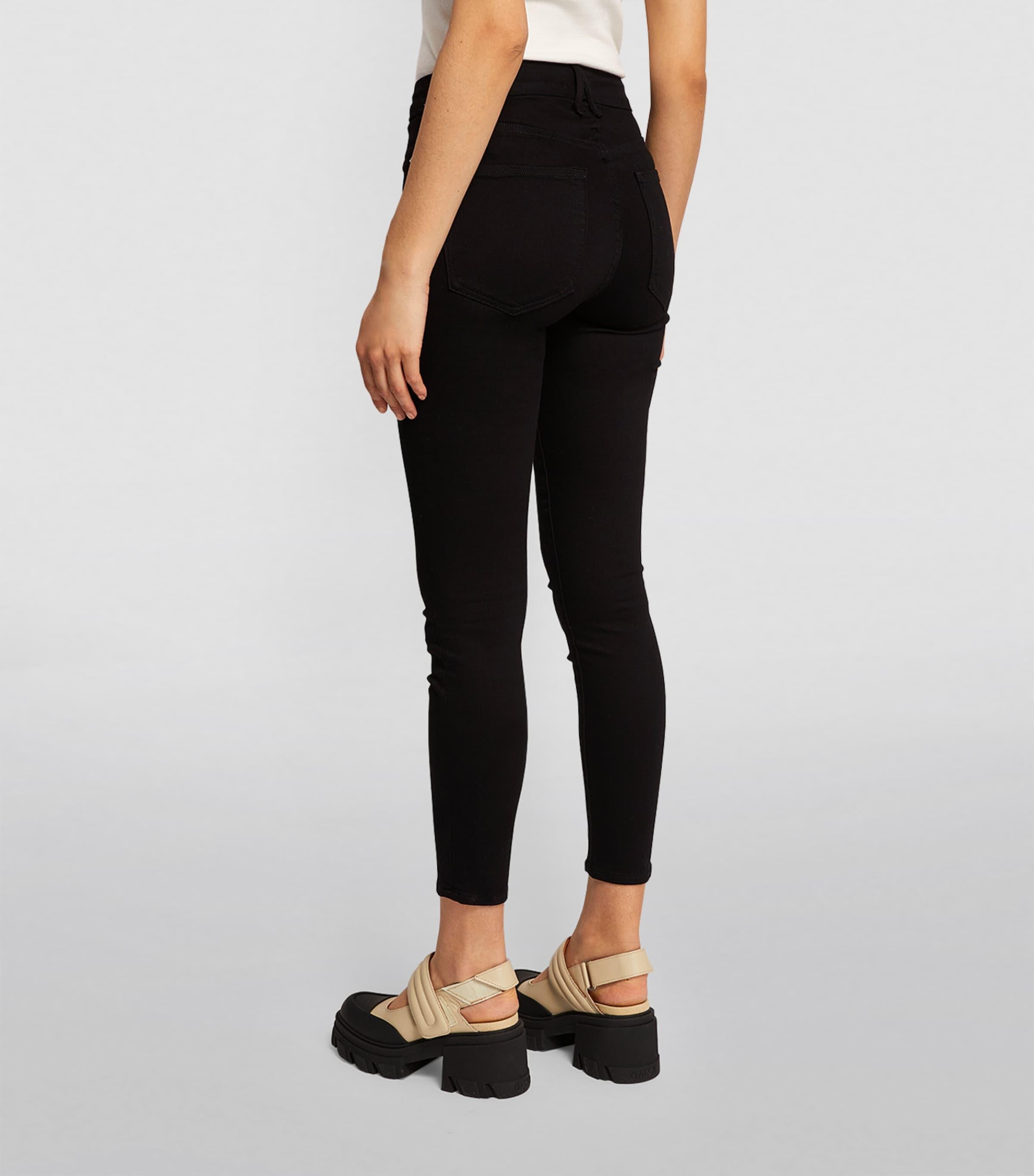 GOOD AMERICAN Good Legs Cropped Skinny Jeans in Black Lyst UK