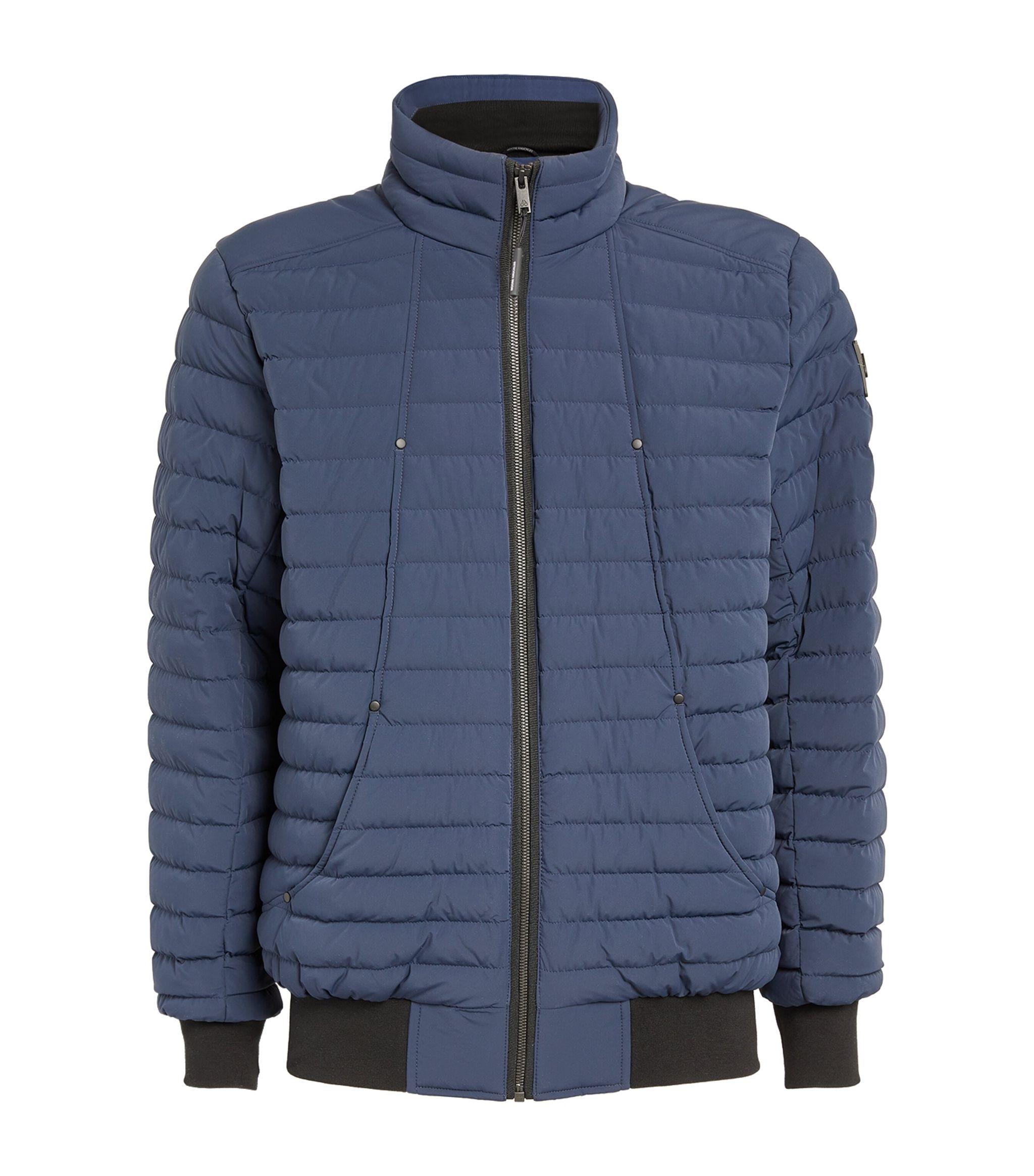 Moose Knuckles Synthetic Quilted Keap Bomber Jacket in Navy (Blue) for ...