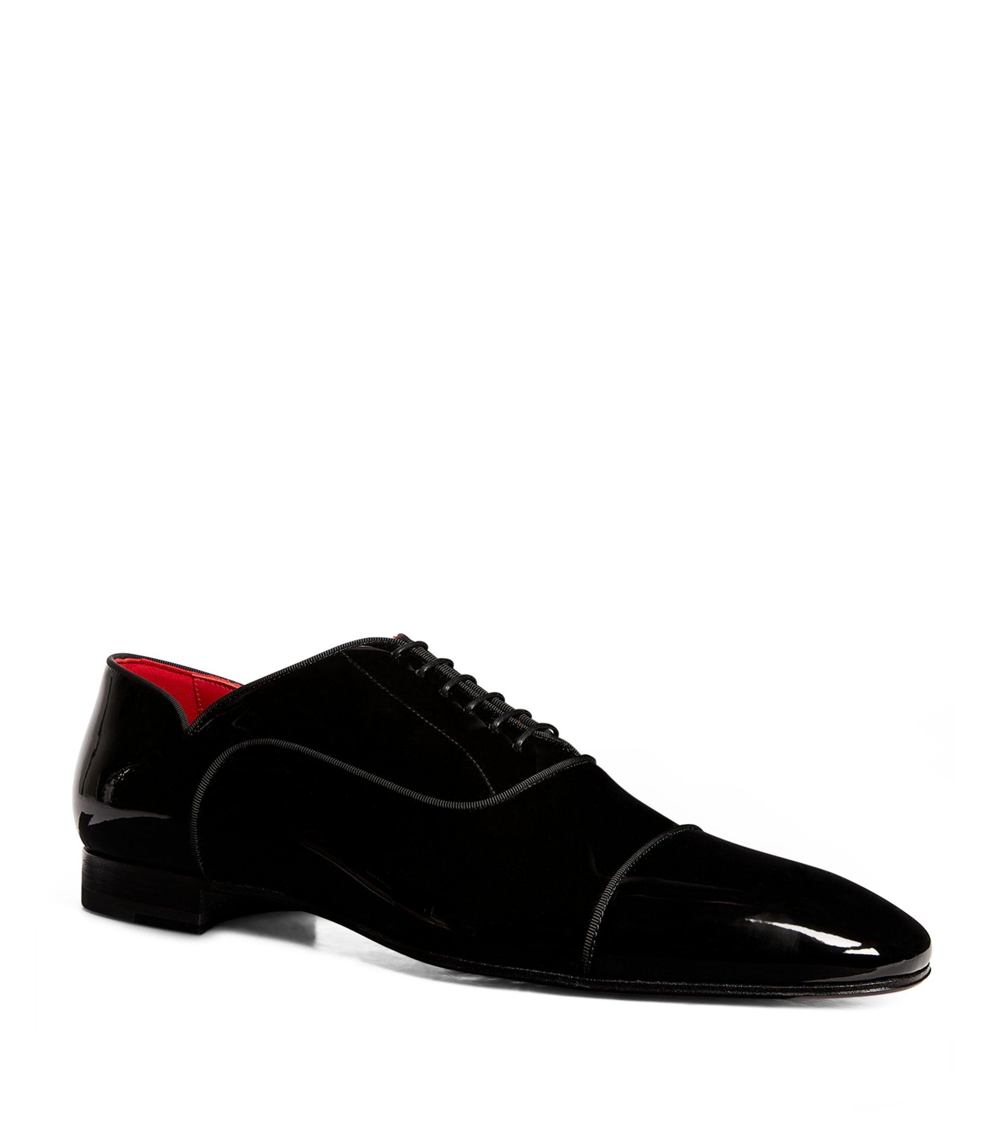 Christian Louboutin Greggy Chick Patent Leather Oxford Shoes 