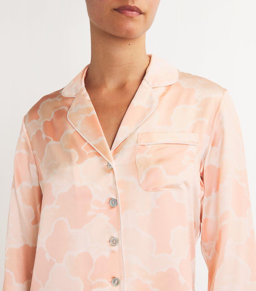 Ensemble pyjama OLIVIA VON HALLE violet lumens PS230021 rayonne soie PJ