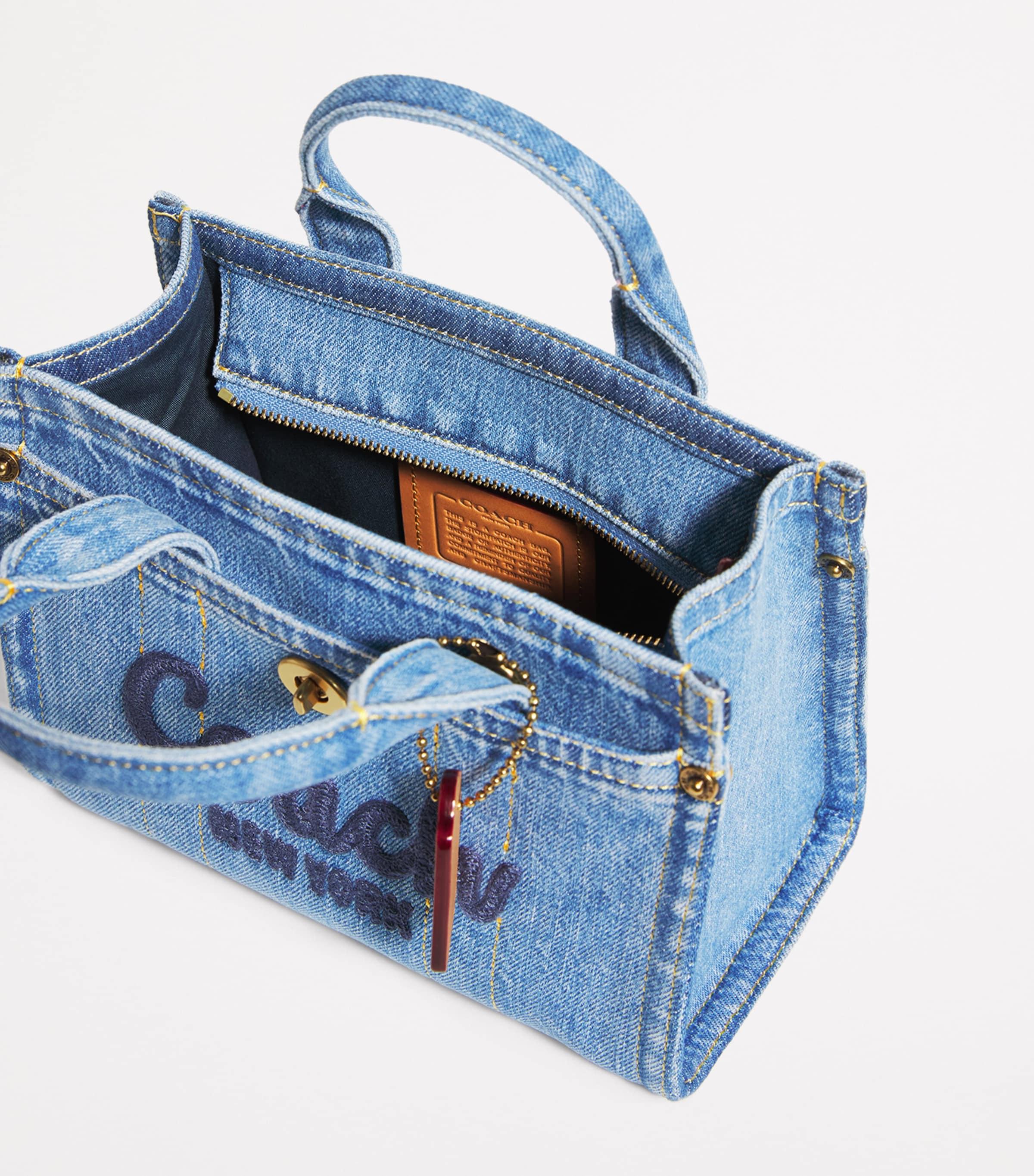 COACH Denim Cargo 20 Tote Bag in Blue | Lyst