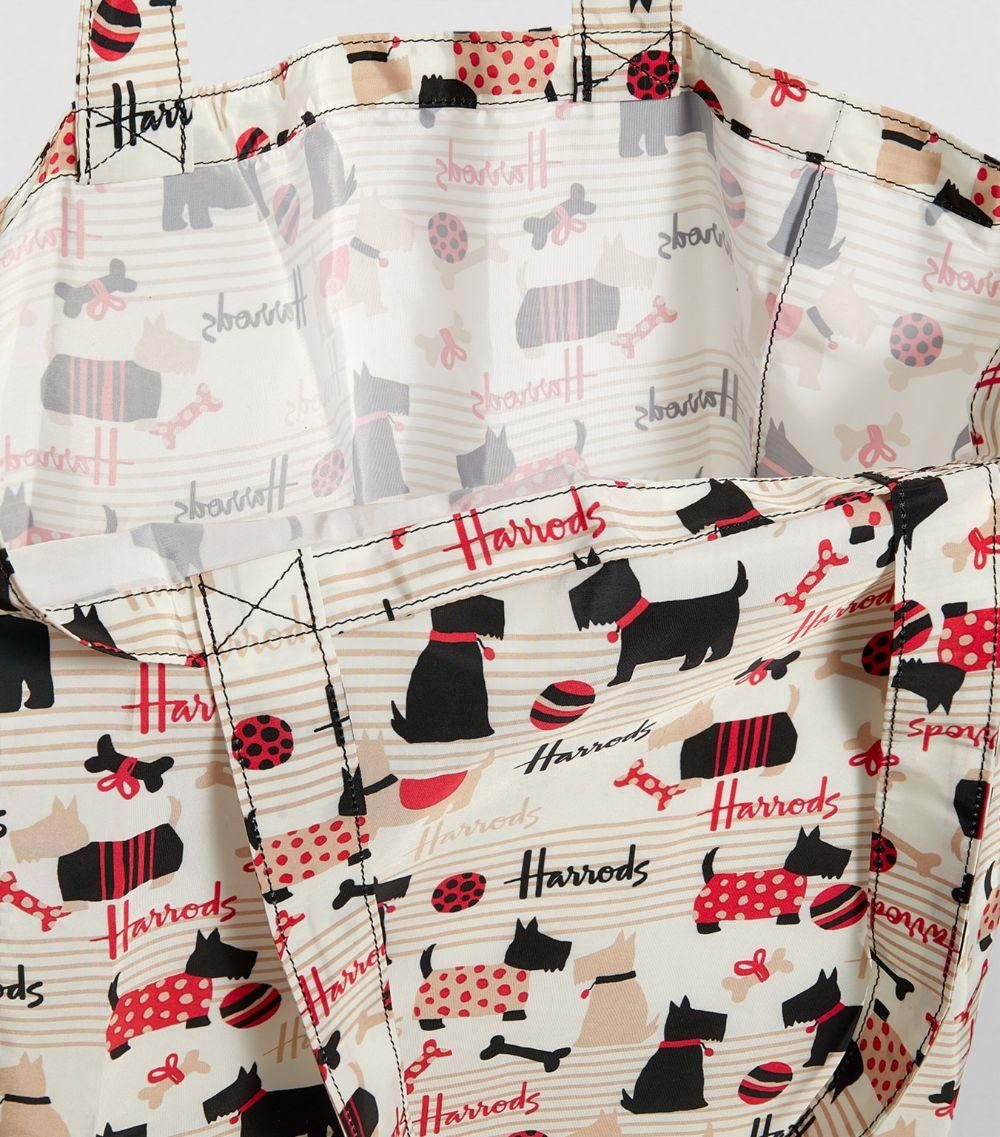 Harrods Recycled Scottie Dog Pocket Shopper Bag in White Lyst