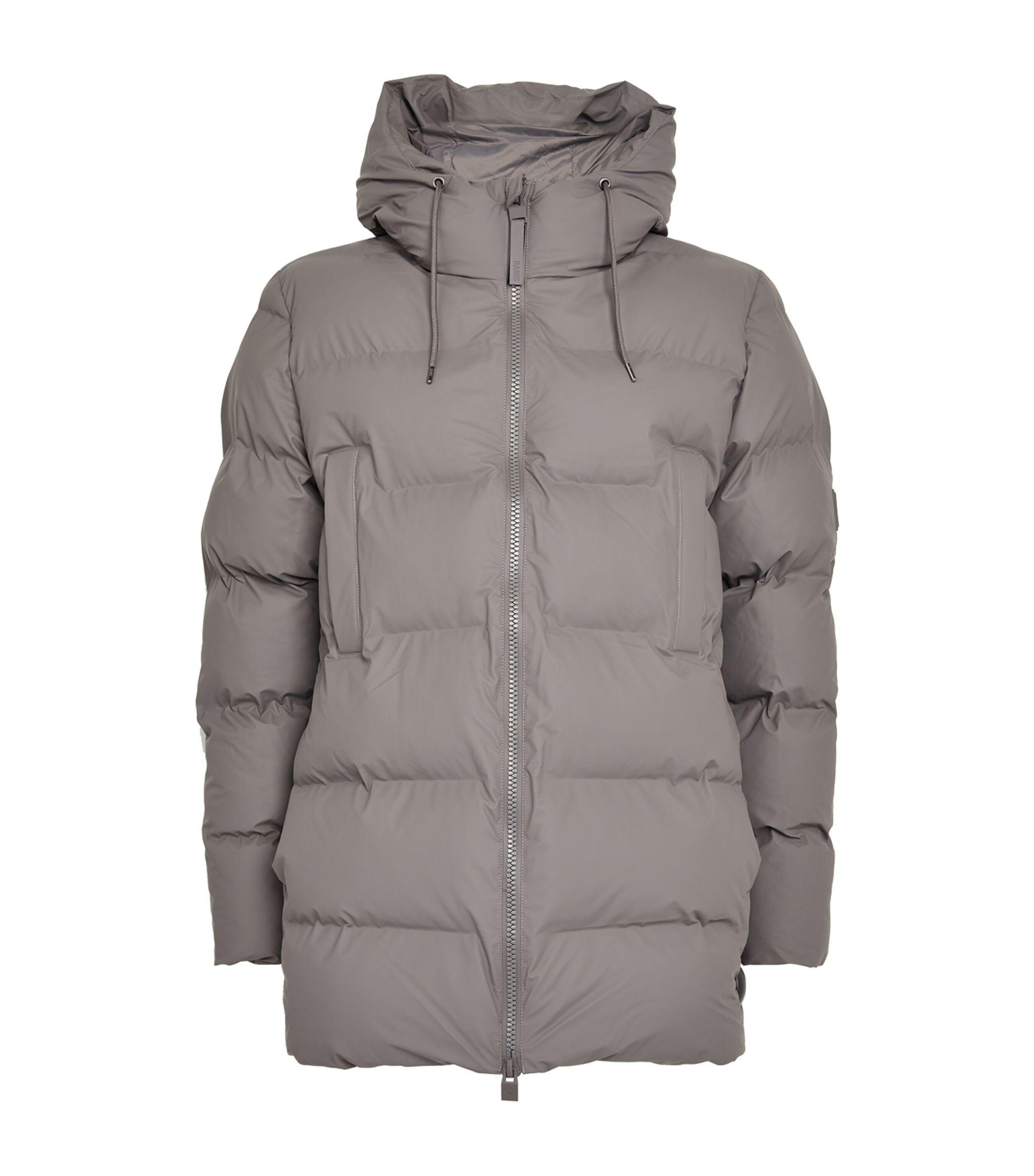 Rains Alta Puffer Jacket in Gray for Men | Lyst