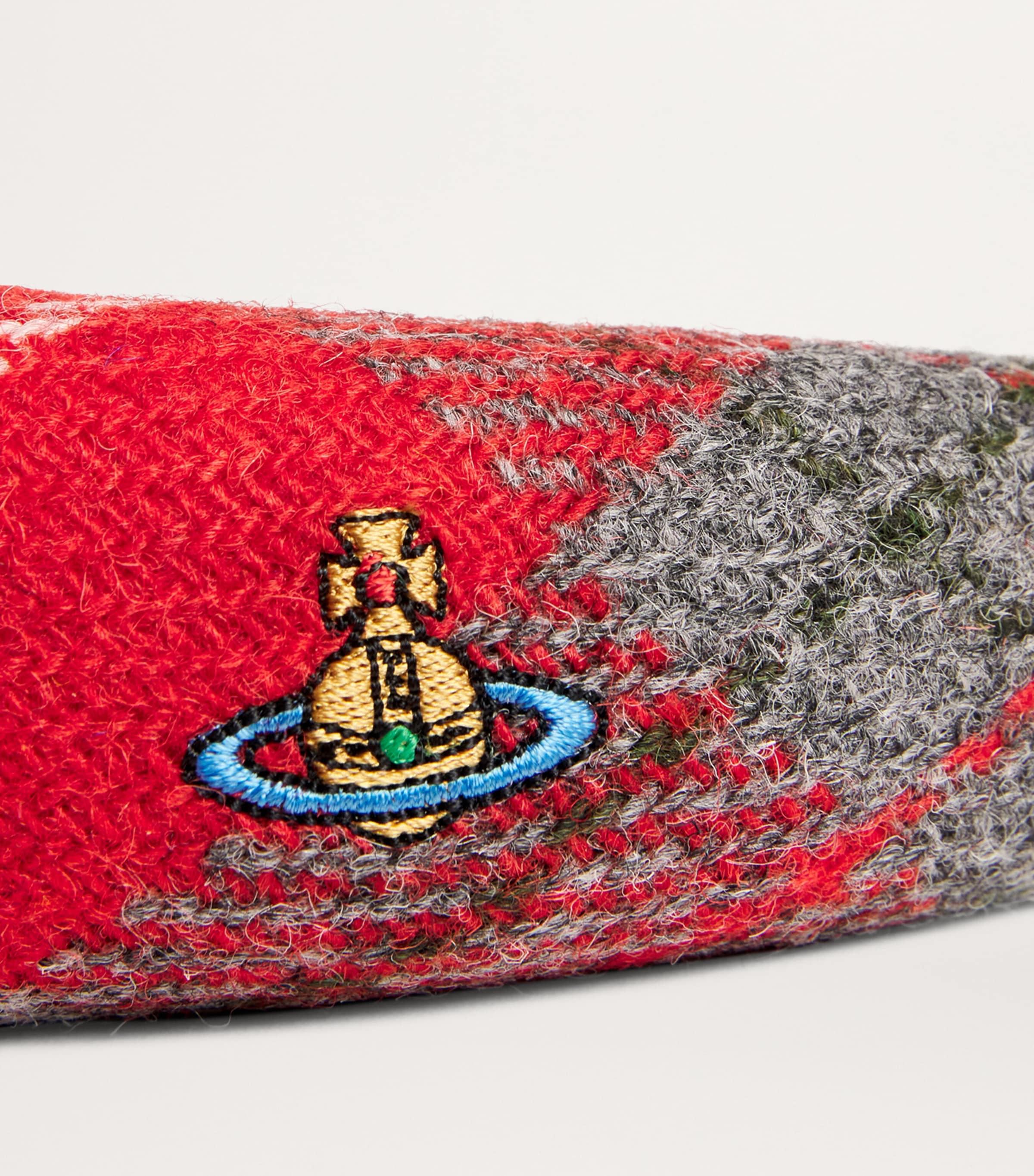 Vivienne Westwood Wool Tartan Headband in Red | Lyst