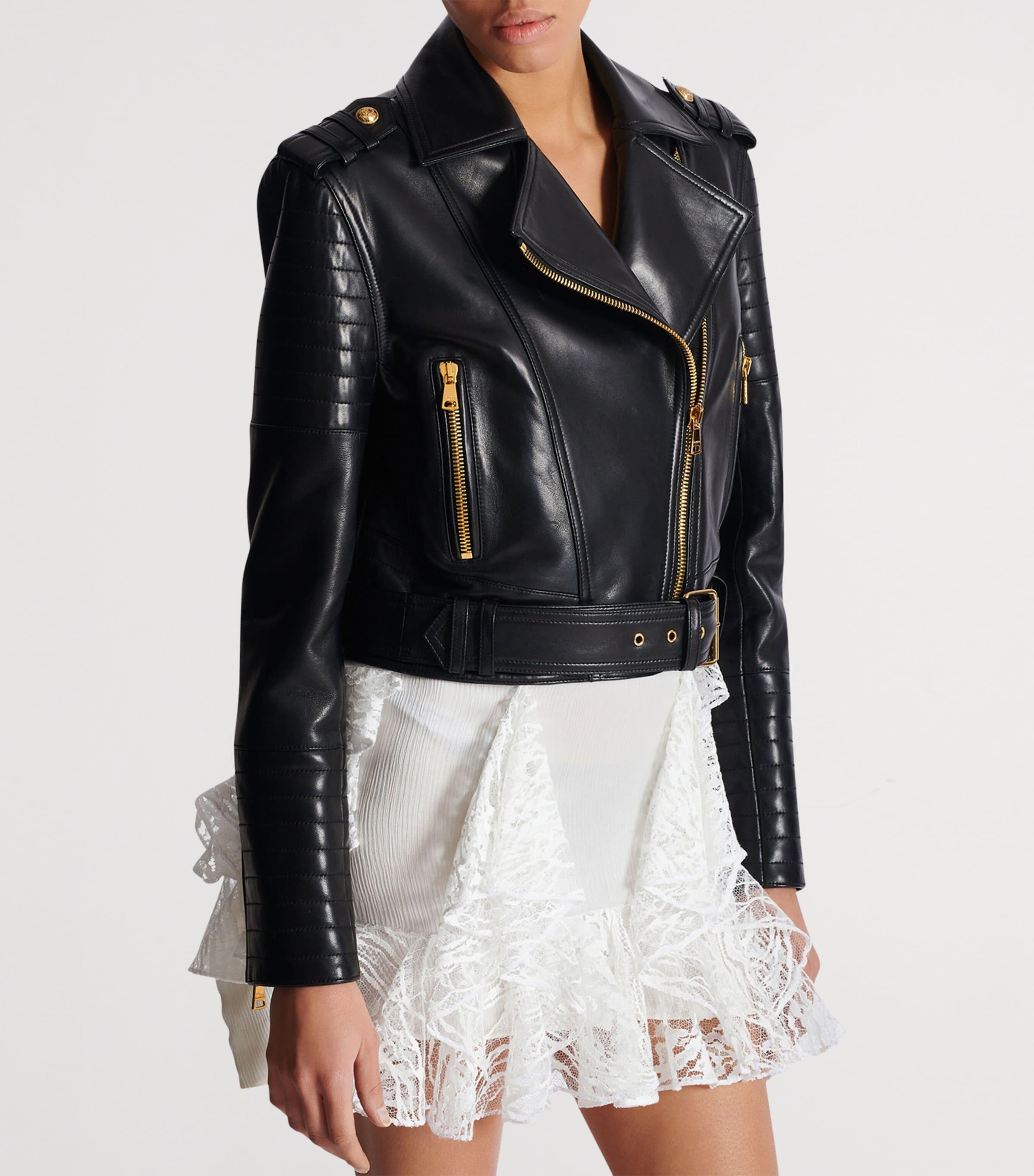 ジャケット BALMAIN 'Chiocciola' button short jacket Black Balmain 'Chiocciola' Button Short Jacket | Balardi