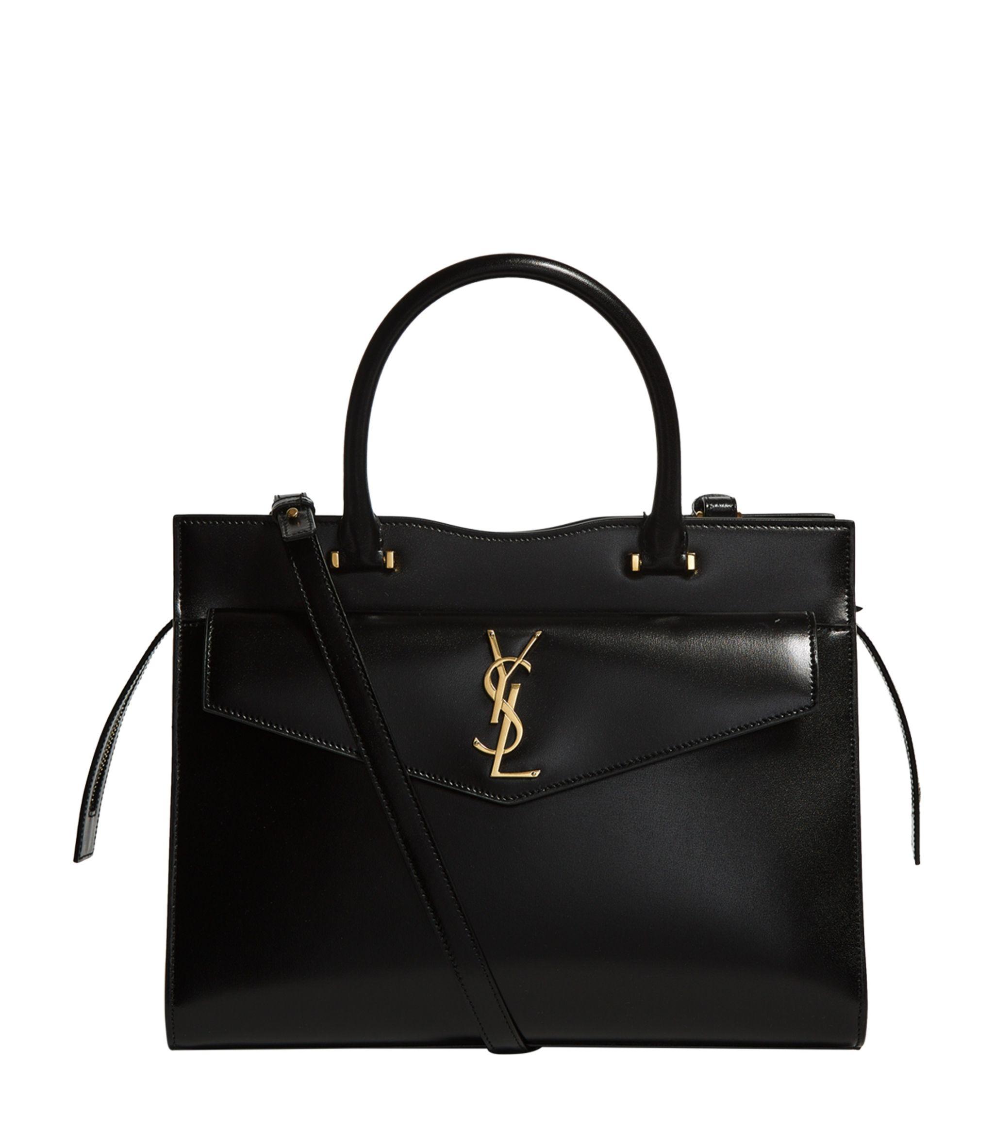 saint laurent uptown leather satchel