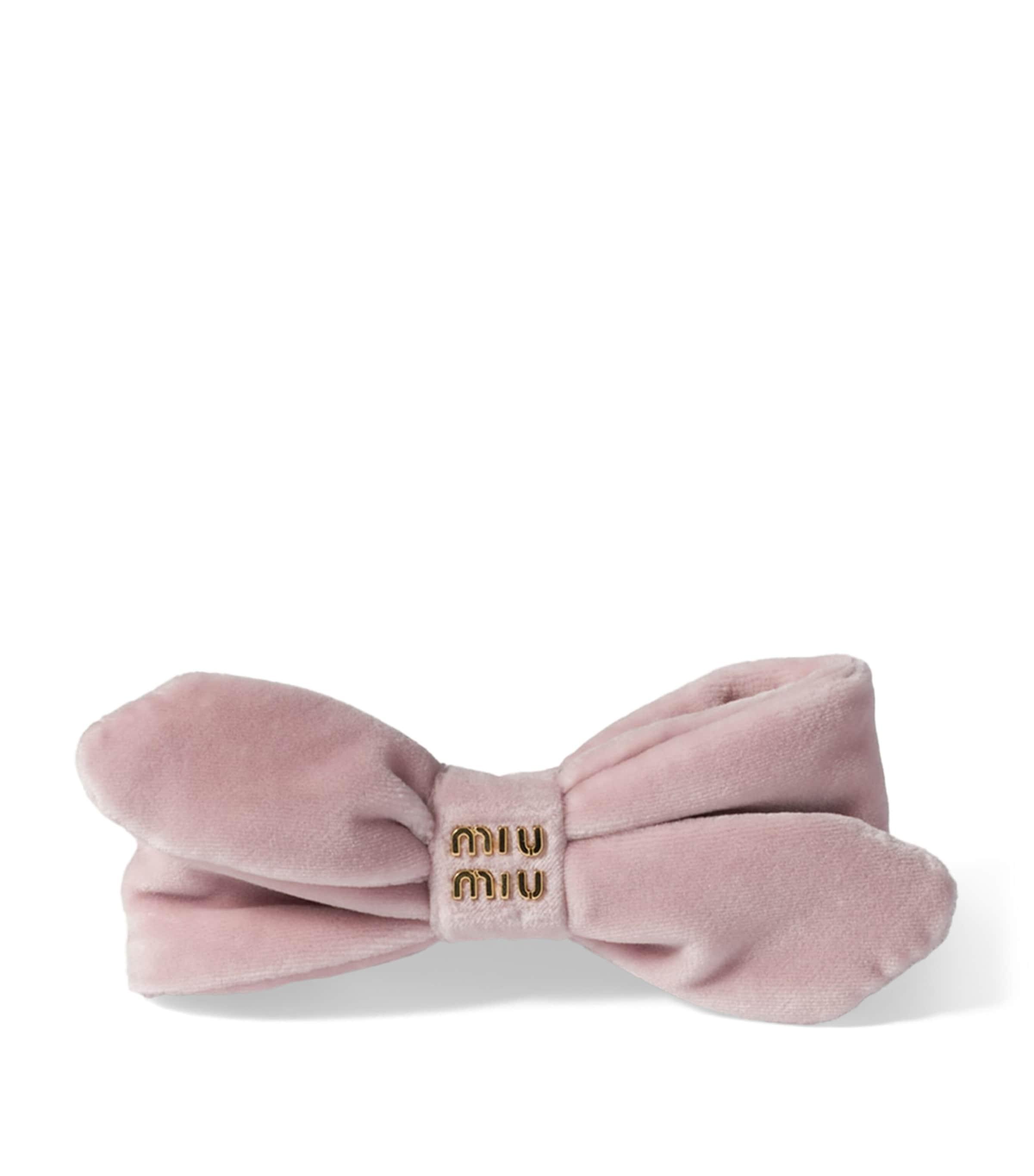 Miu Miu headband hair accessories hair band pink Miu Miu + Crystal-embellished Headband main image 2