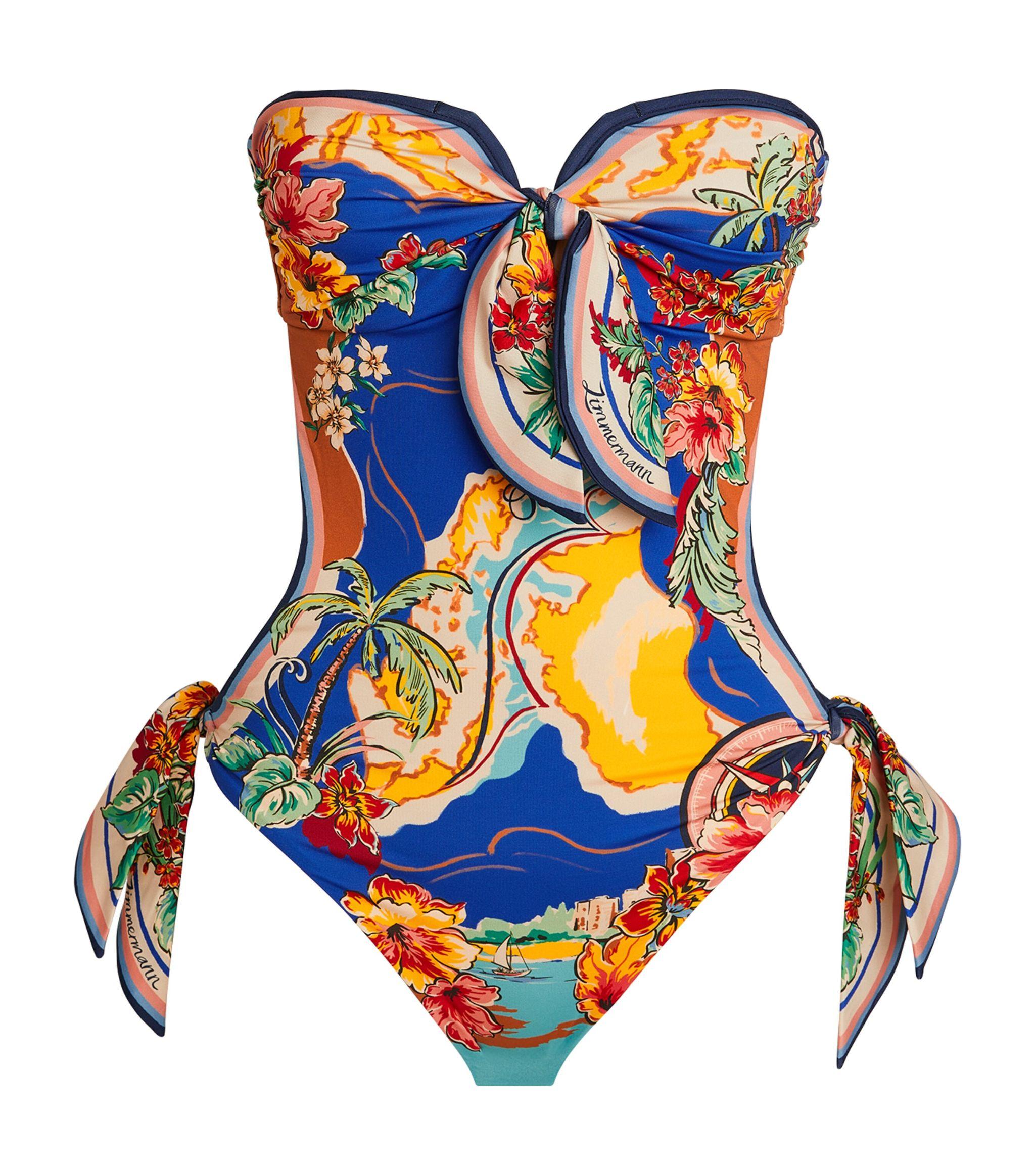 Zimmermann Alight Swimsuit in Blue | Lyst