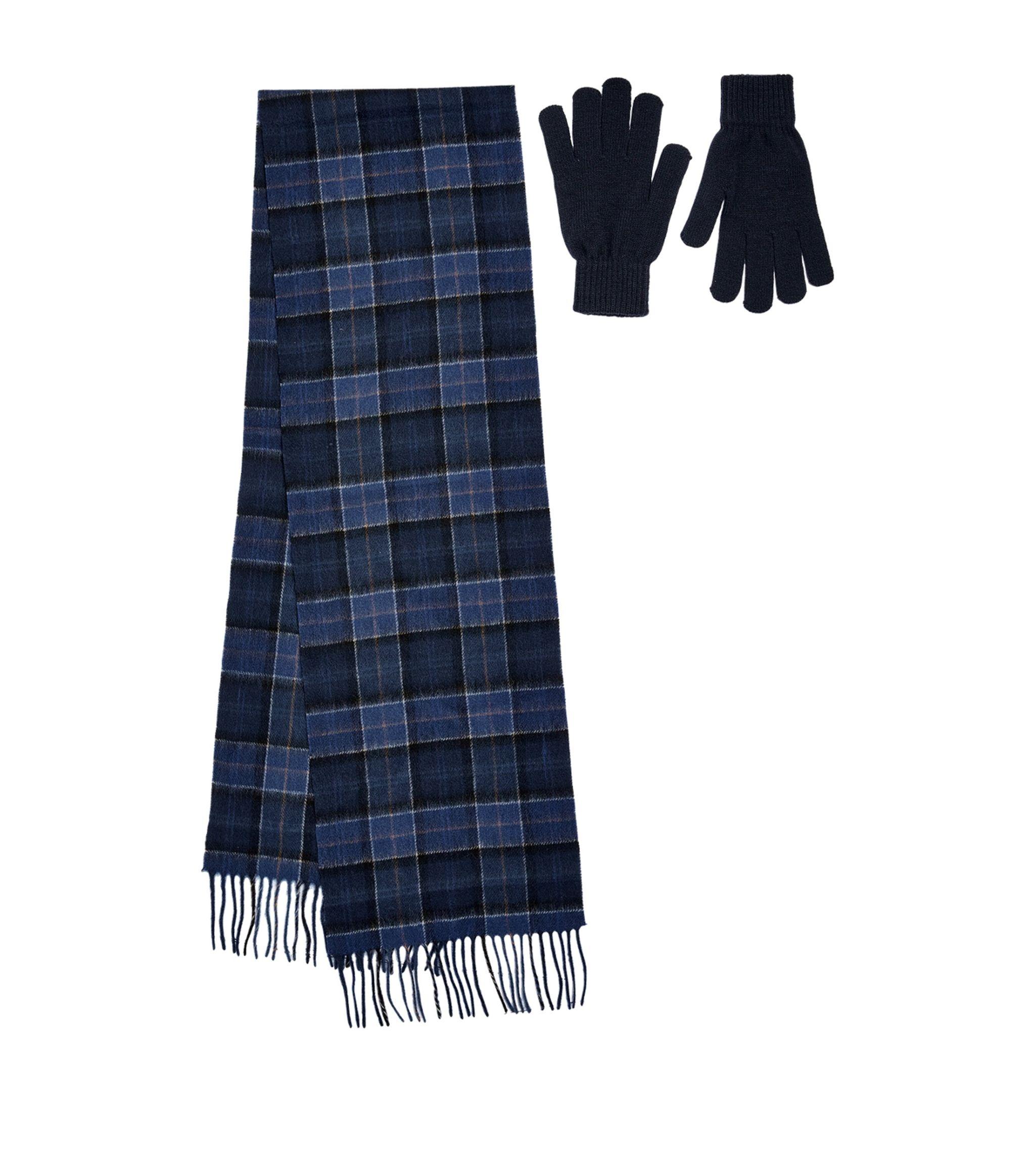Barbour Tartan Scarf And Gloves Gift Set in Blue for Men | Lyst Canada