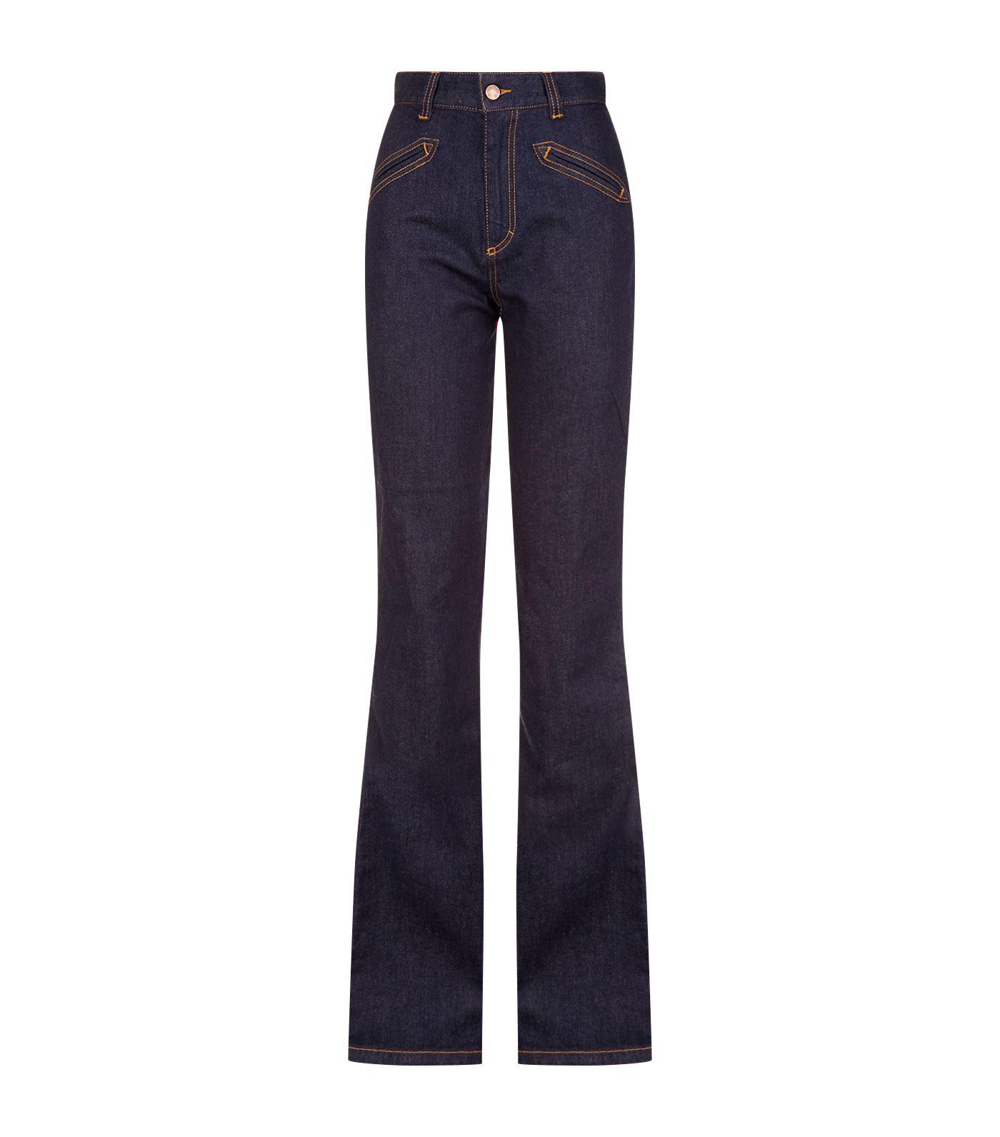 Fiorucci Denim Edie '70s Flare Jeans in Blue - Lyst