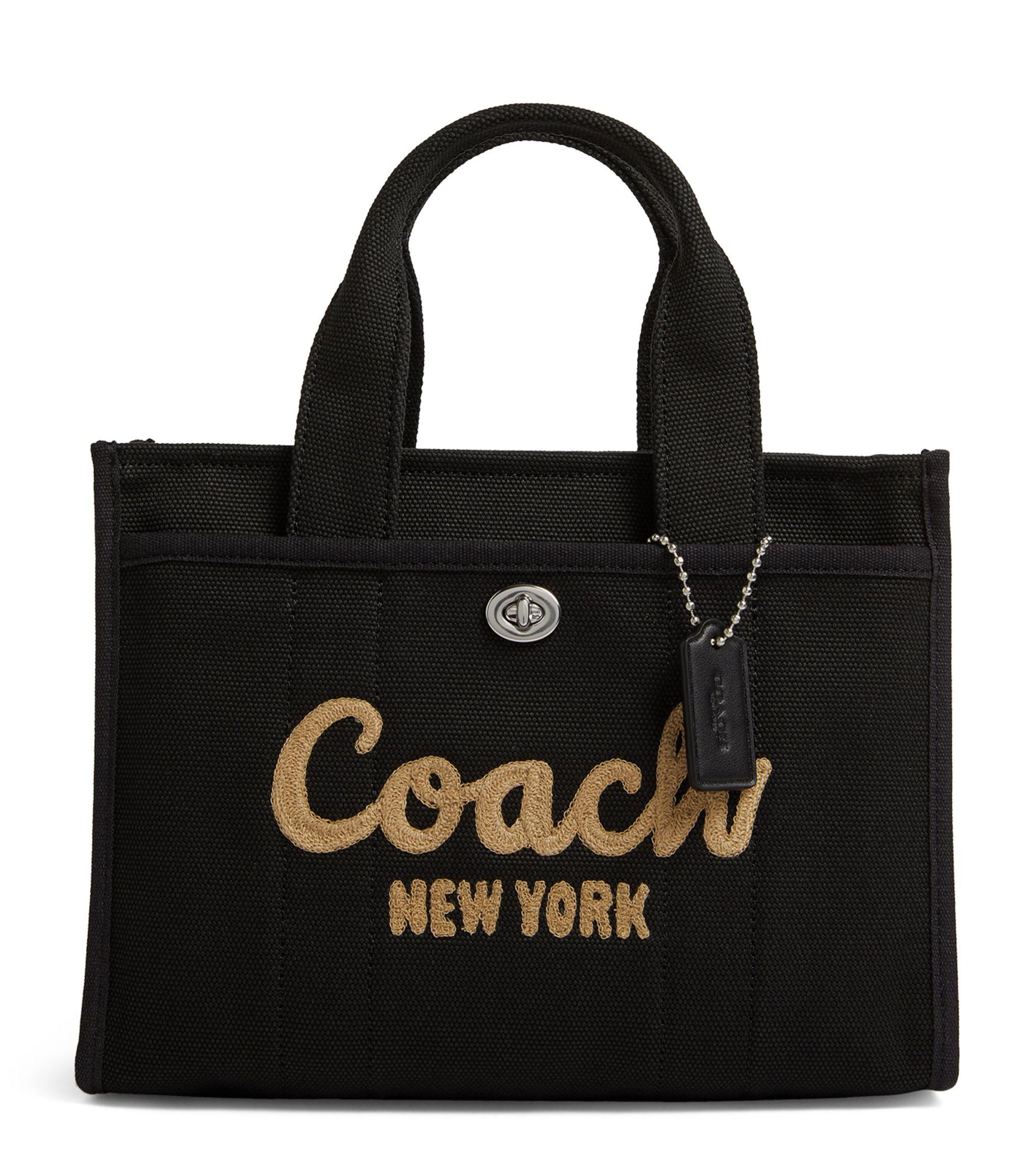 COACH Small Cargo Tote Bag in Black | Lyst