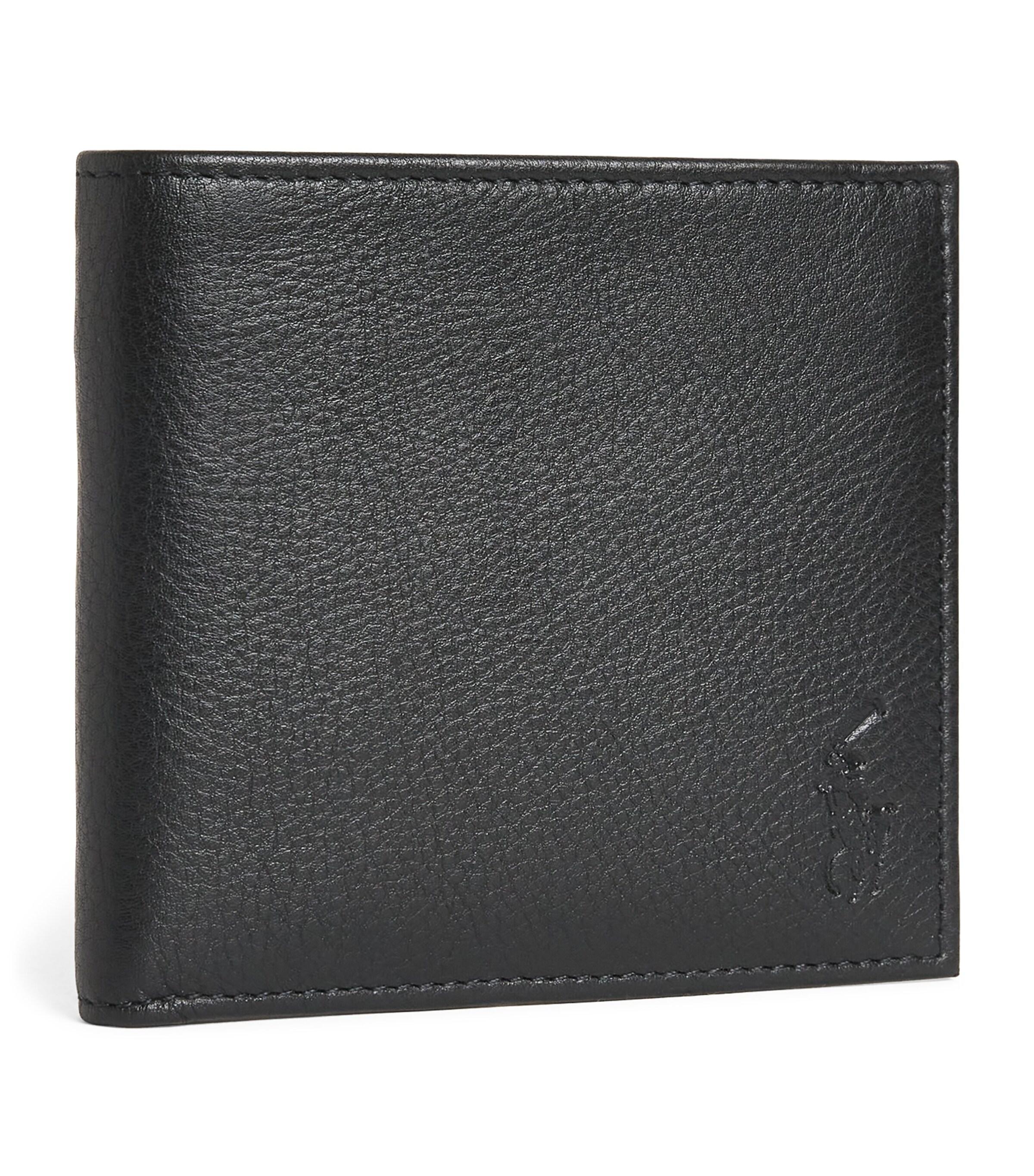 【お洒落財布】POLO RALPH LAUREN Logo Leather Wallet Ralph Lauren Leather Wallet Black | Mainline Menswear Canada