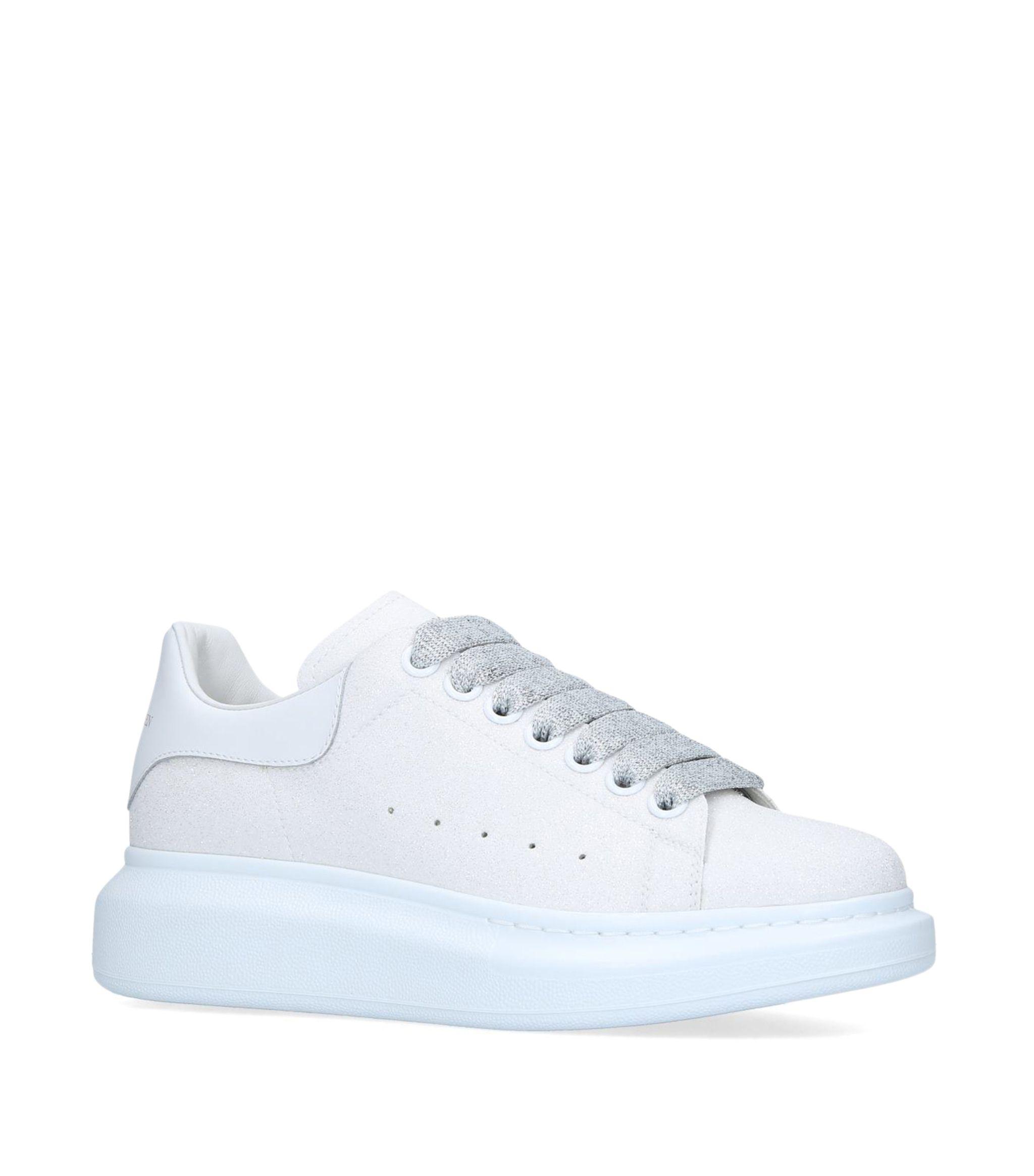 Alexander McQueen Leather Runway Sneakers in White - Save 17% - Lyst