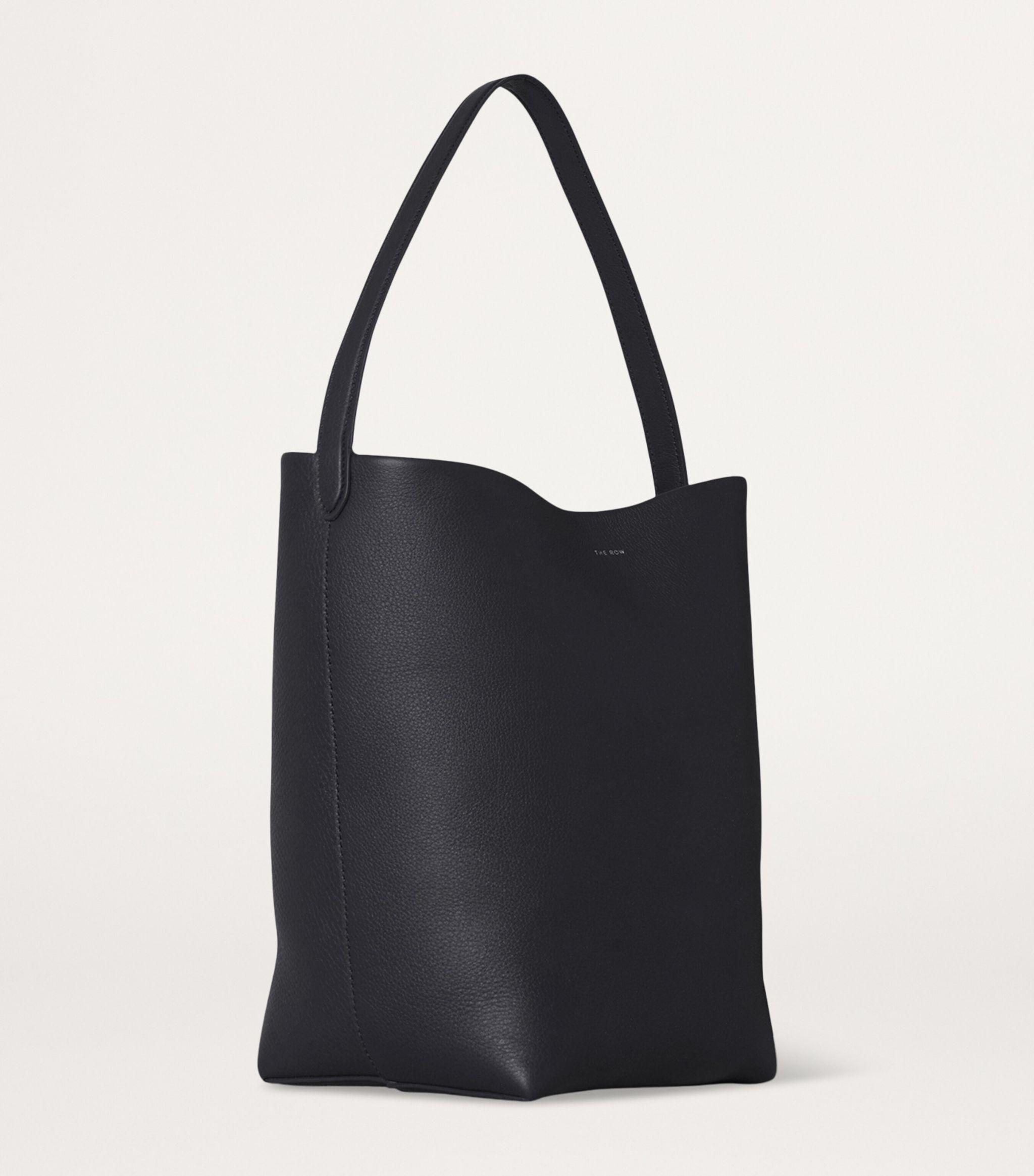 The Row Medium Leather N/s Park Tote Bag in Black | Lyst UK