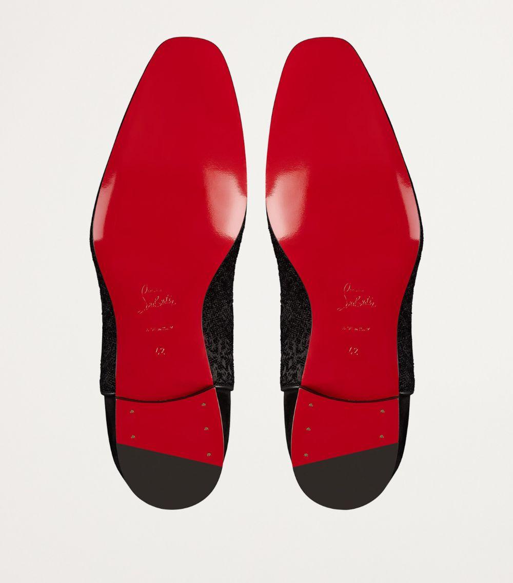 Christian Louboutin Greggo Calfskin Oxford Shoes in Black for Men Lyst UK