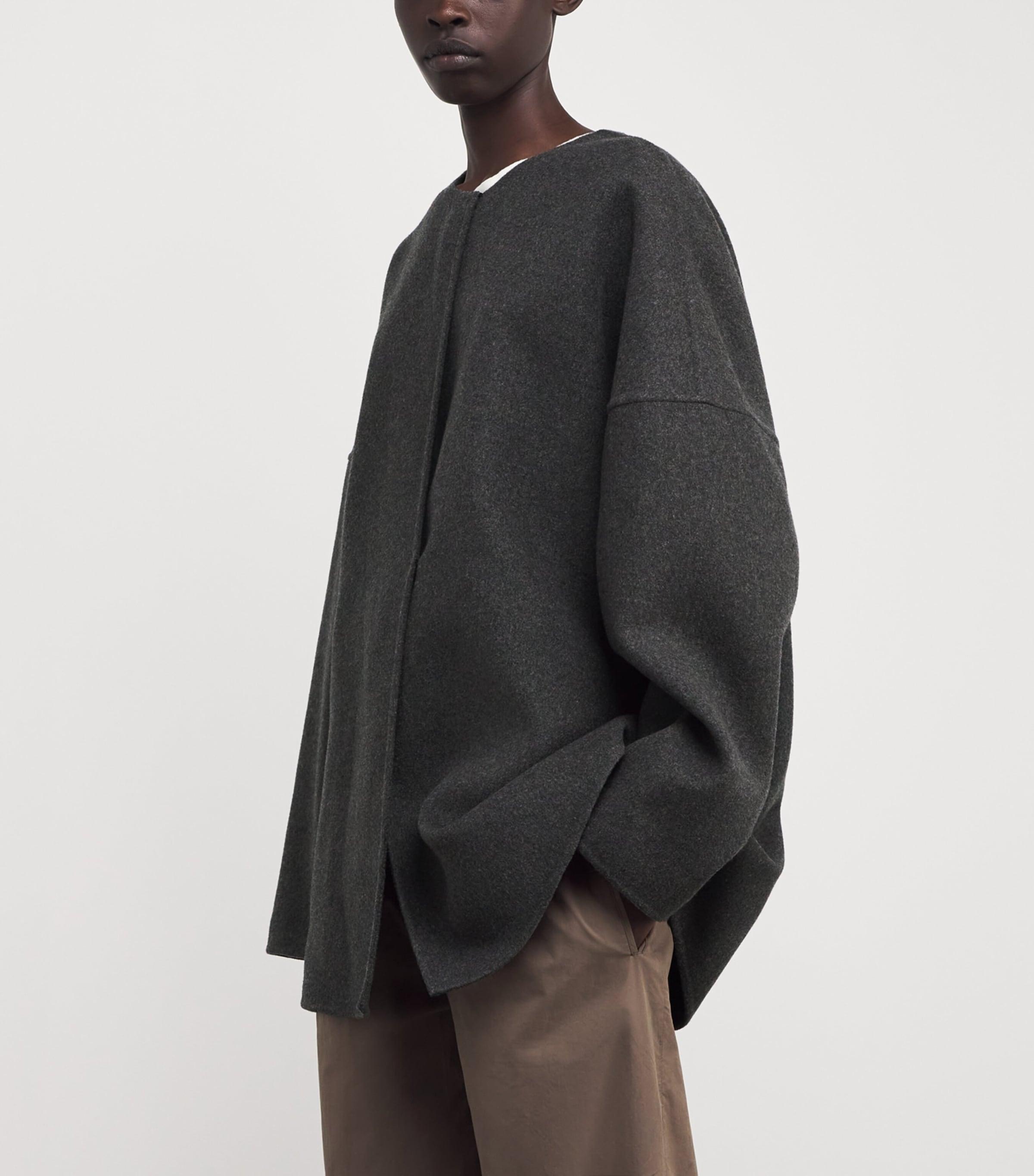 The Row Elke Cashmere Jacket in Black | Lyst