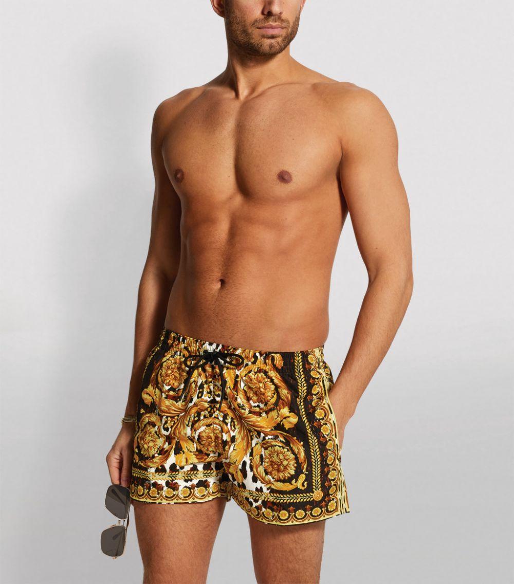 Versace Synthetic Baroque Print Swim Shorts in Yellow for Men - Save 37 ...