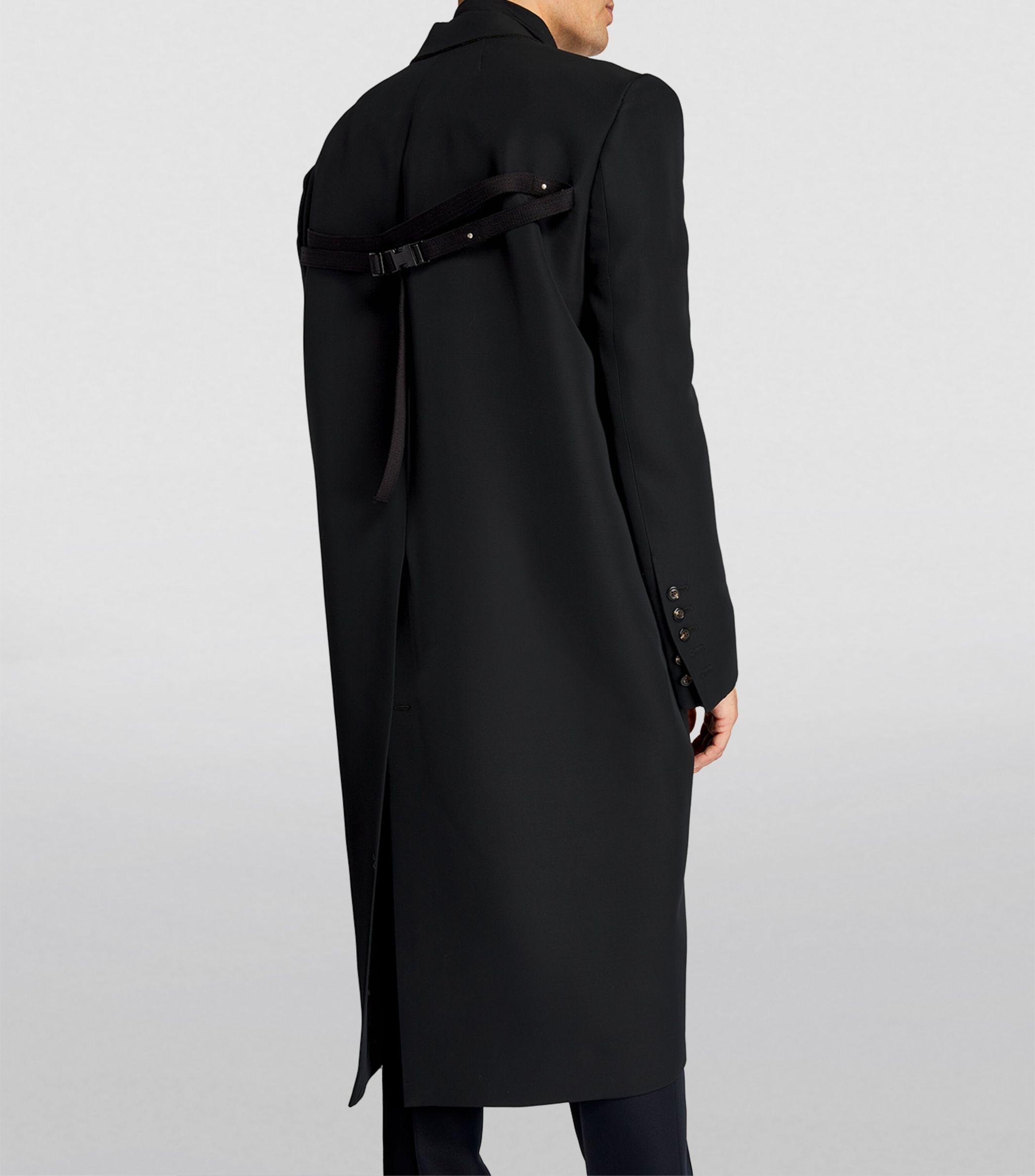 Rick Owens Jumbo Tatlin Tailored Coat in Black for Men | Lyst