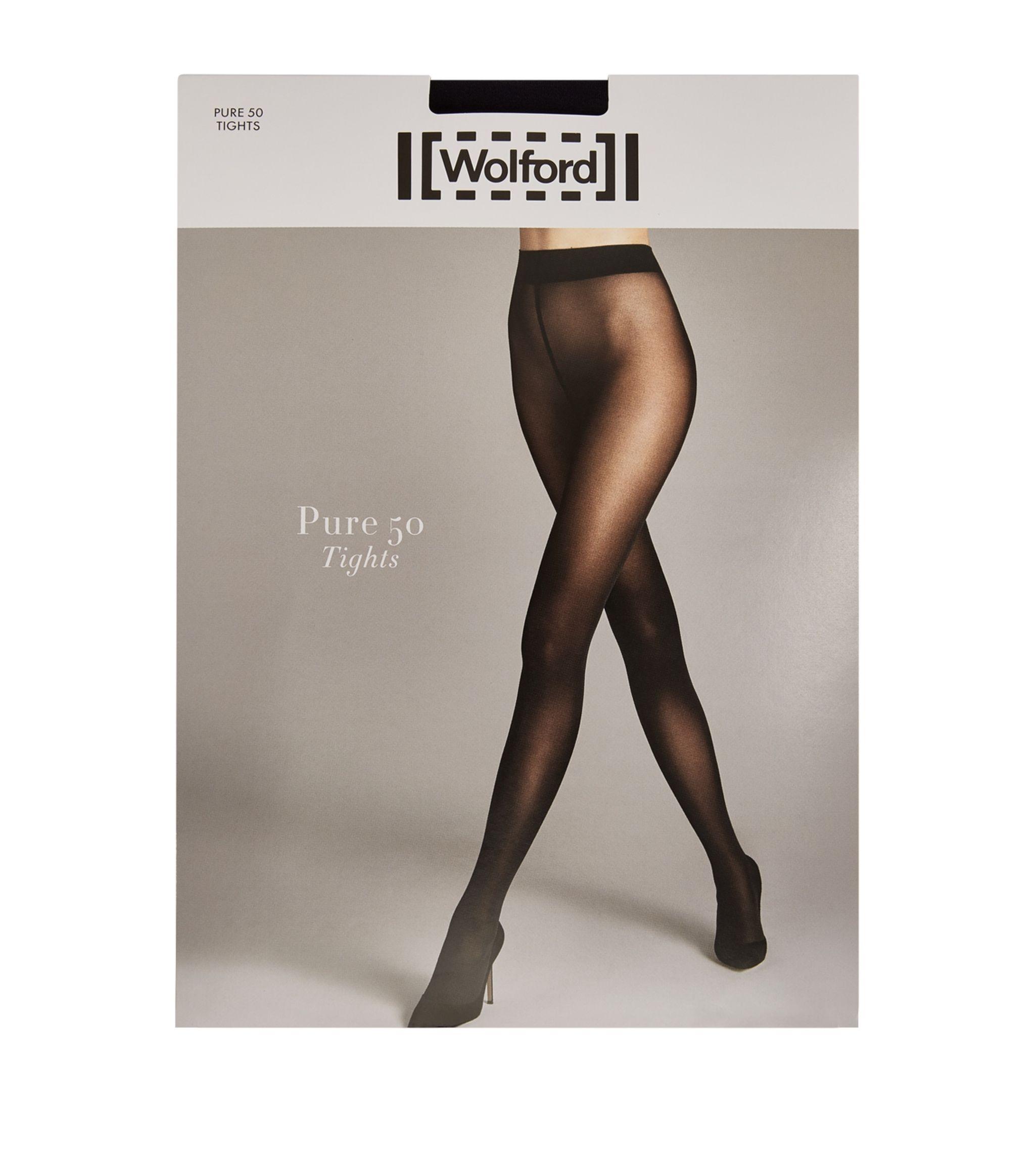 Wolford Cotton Pure Admiral Navy 50 
