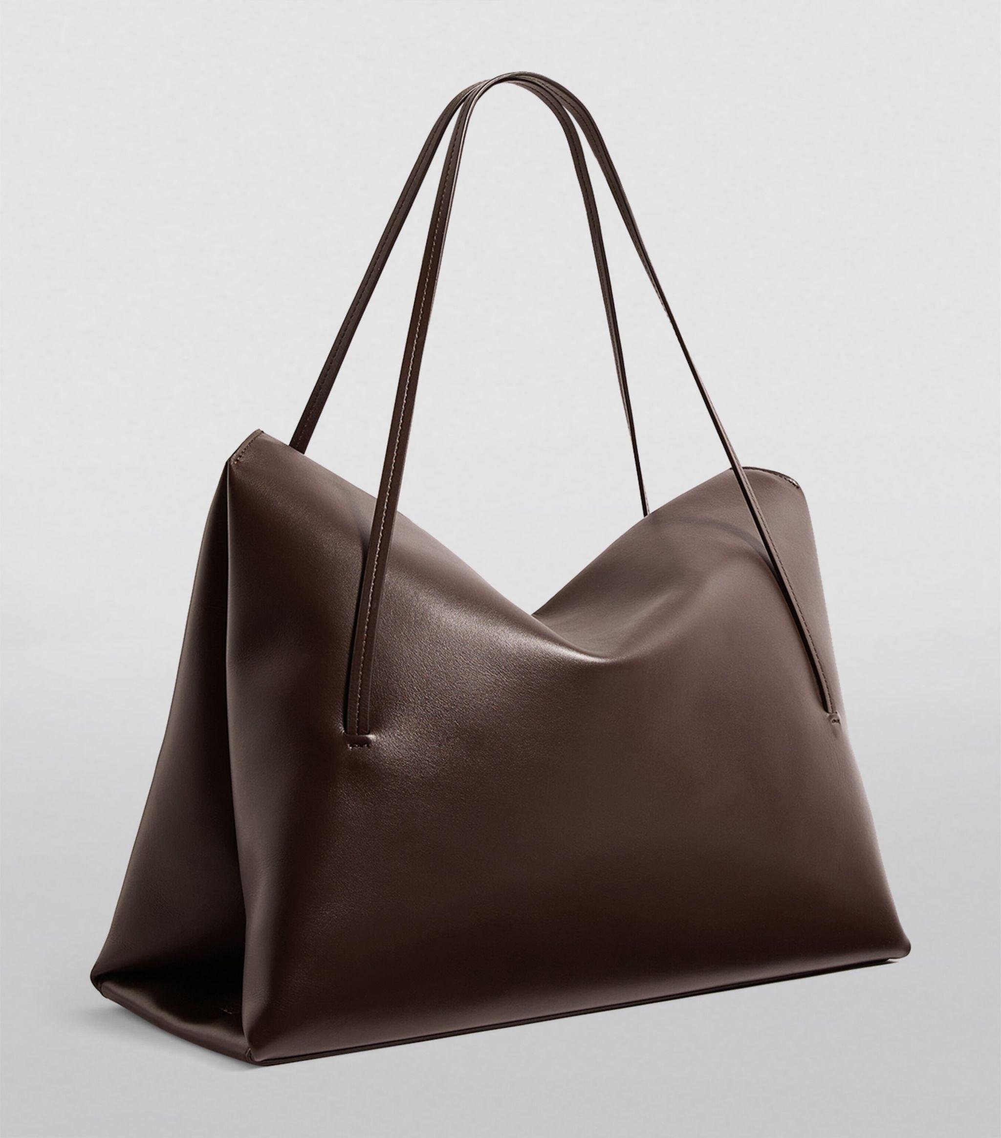 トートバッグ WANDLER Joanna Bag Mini in Brown Leather Wandler Mini Joanna Top Handle Bag | italist