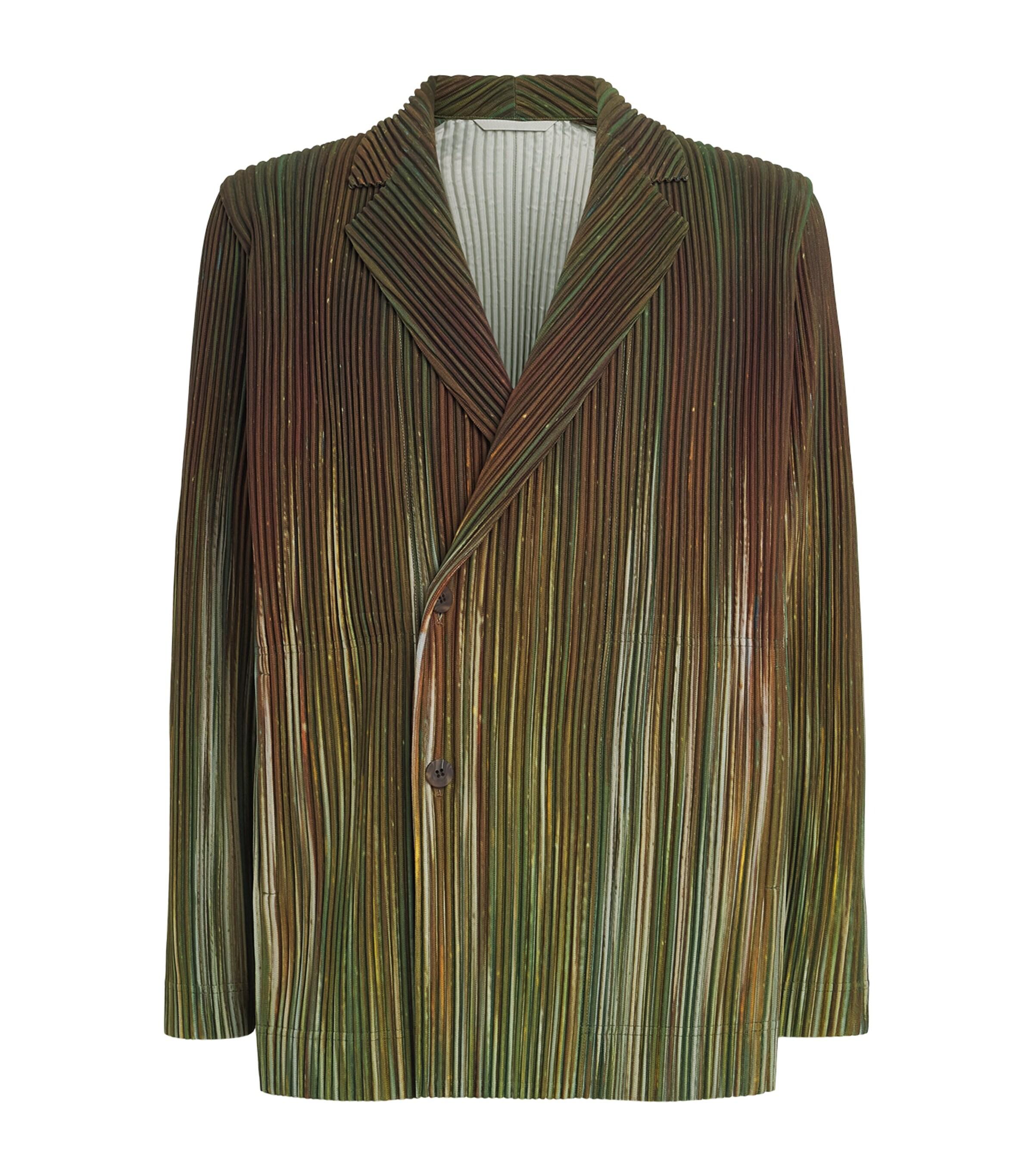 Green Homme Plissé Issey Miyake Jackets for Men | Lyst