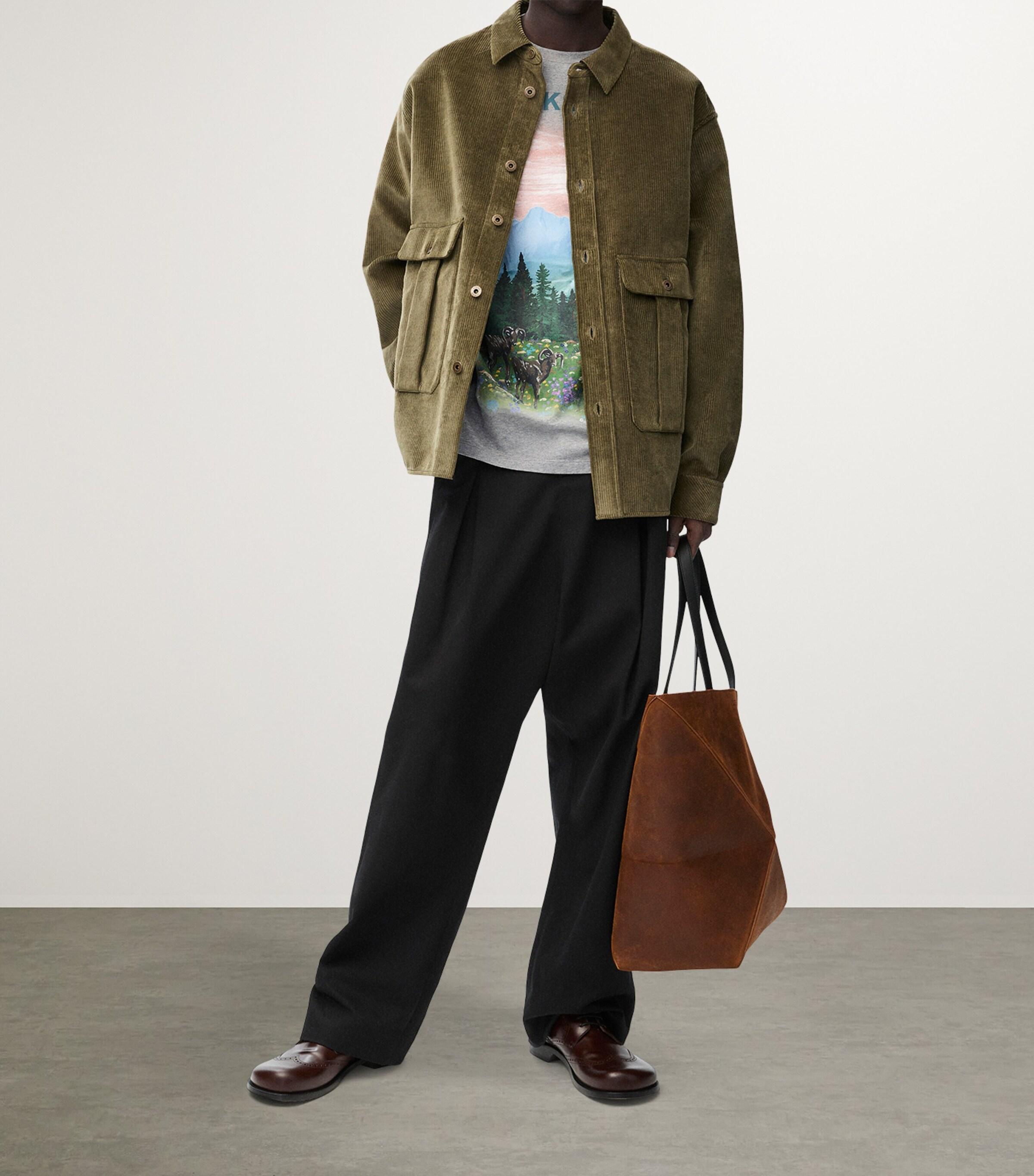 【送料関税込】Loewe Brooks Pines T-Shirt Loewe Oversized Brooks Pines T-Shirt in Gray for Men | Lyst