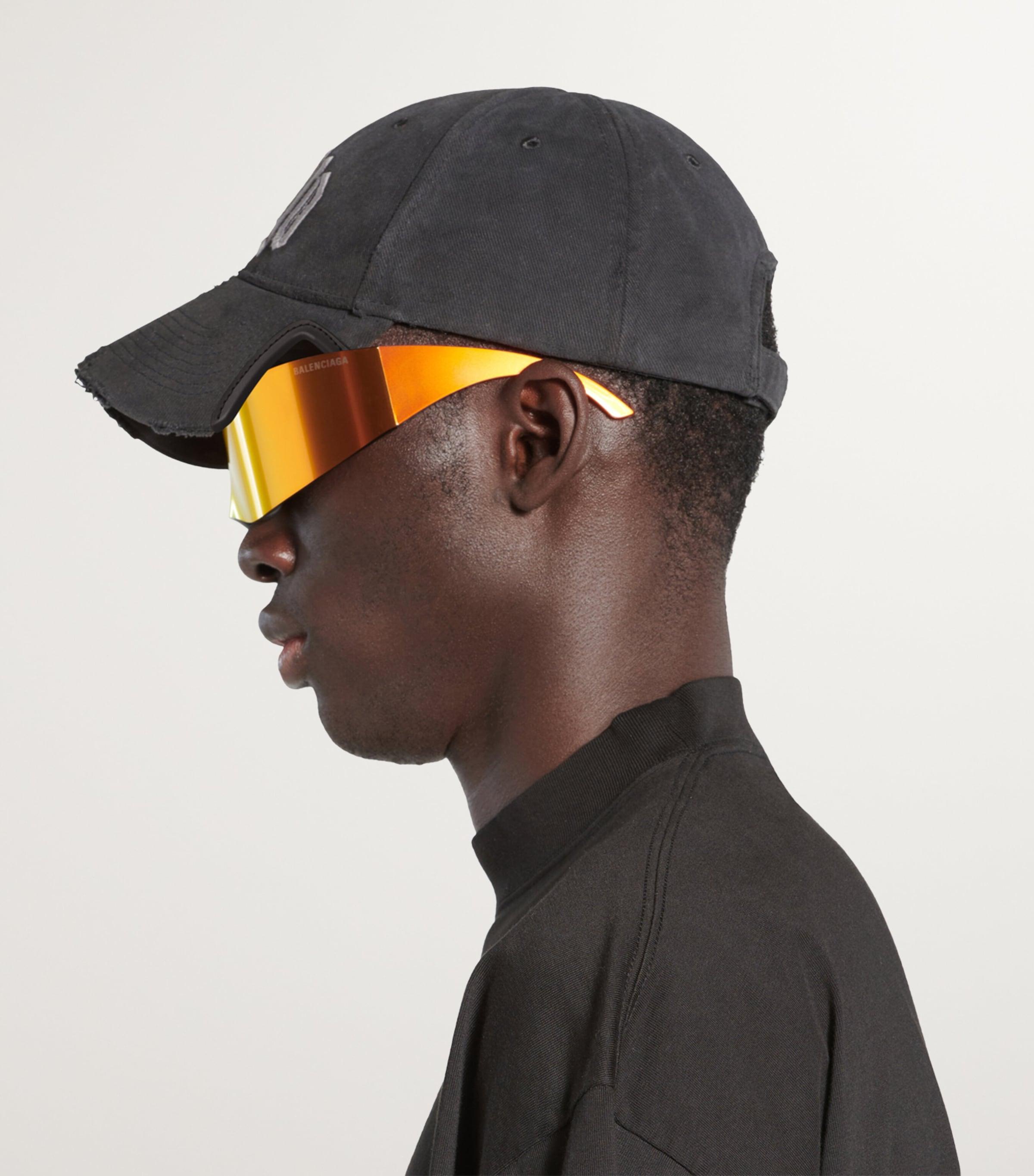 Balenciaga Cotton Nologo Baseball Cap in Black for Men | Lyst