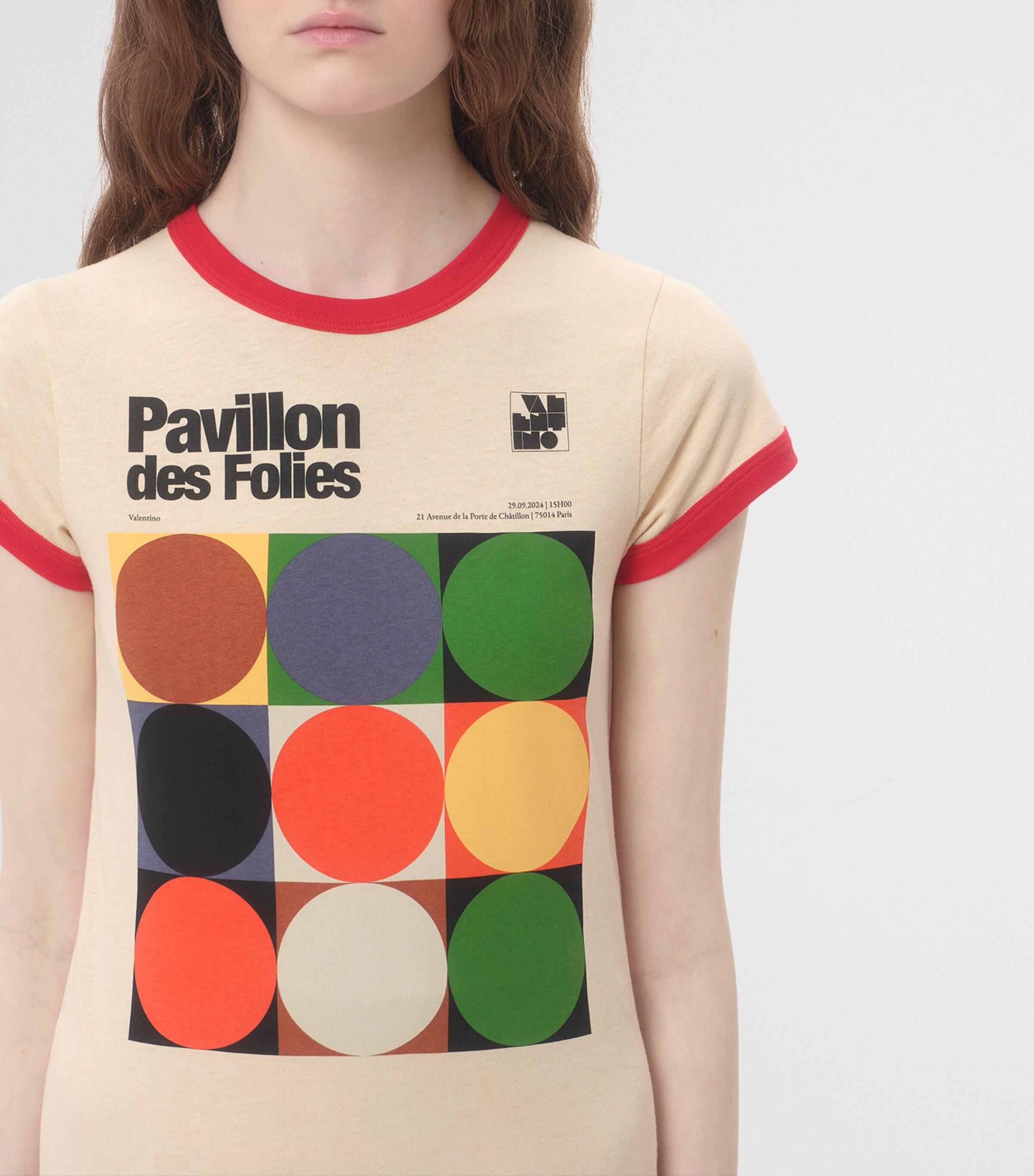 Valentino Pavillon Des Folies T-Shirt in Pink | Lyst