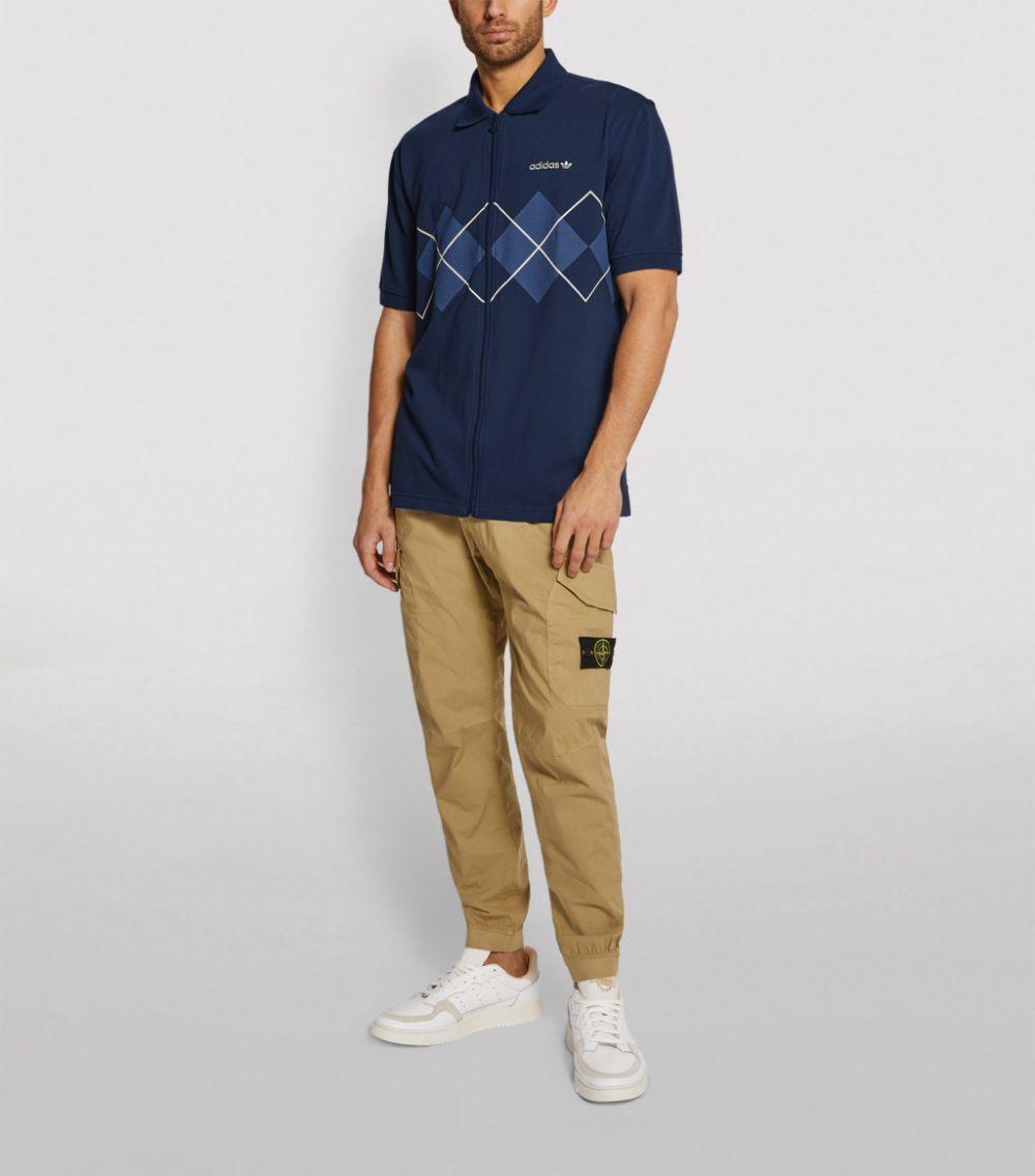 Adidas argyle shop polo
