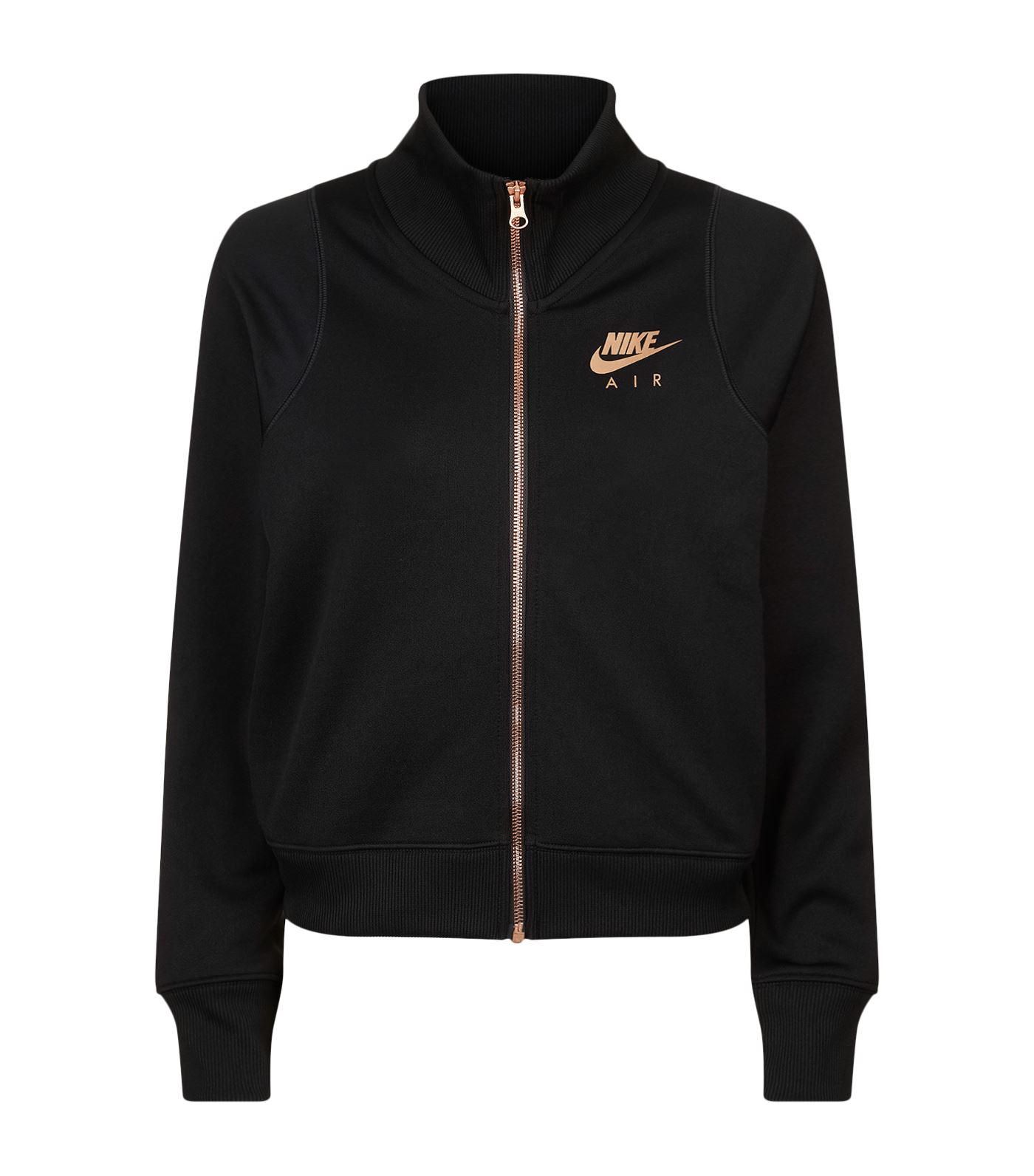 Nike Synthetic Air N98 Jersey Track Jacket in Black/Rose Gold (Black) | Lyst