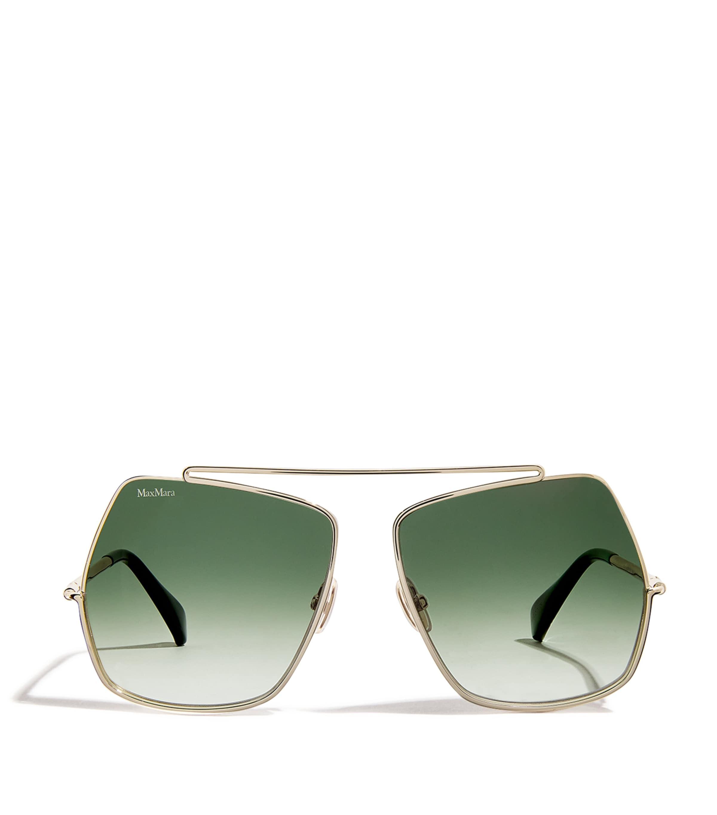 Max Mara Beige Plastic Sunglasses