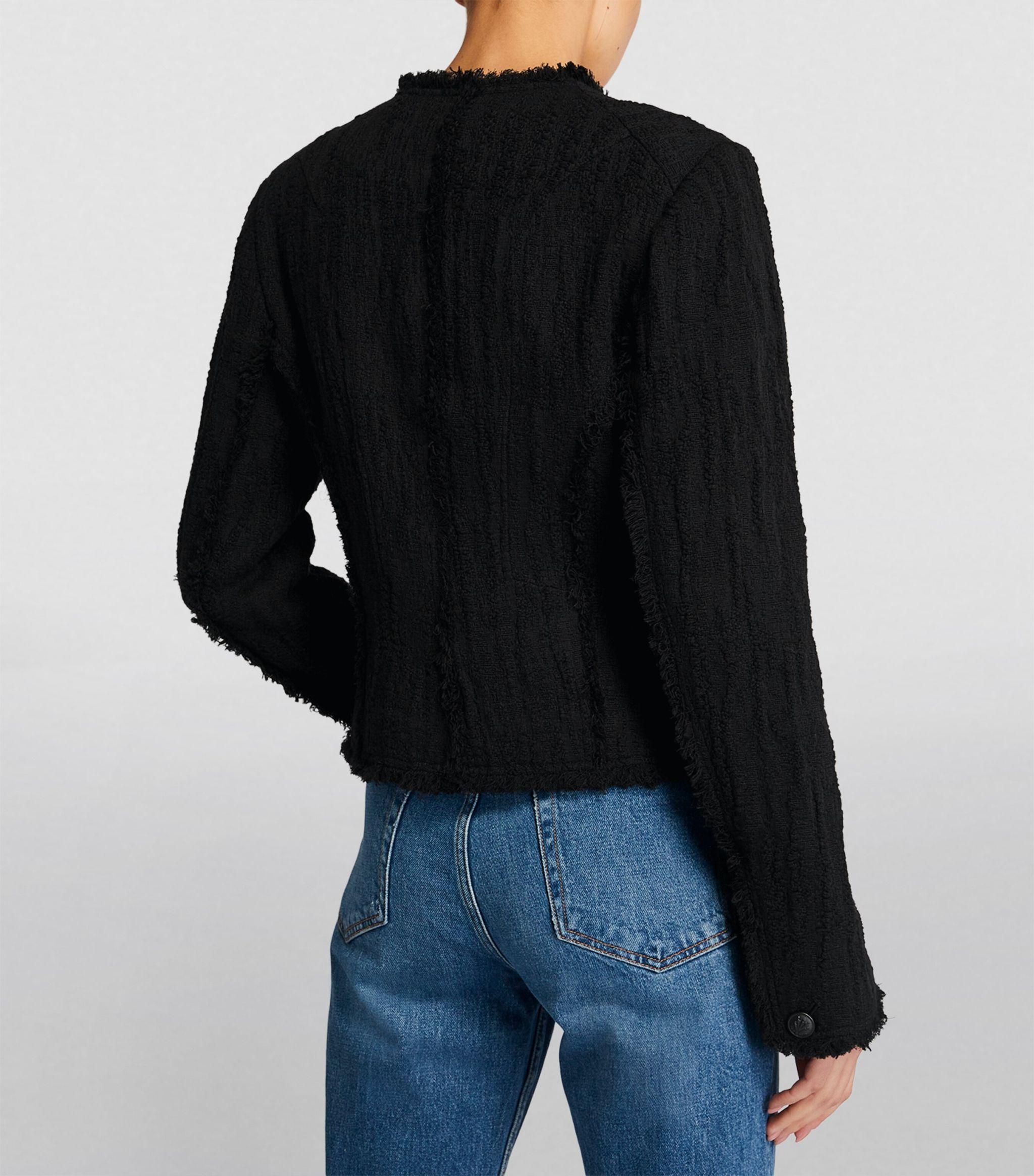 Rag Bone Tweed Annalise Blazer in Black Lyst