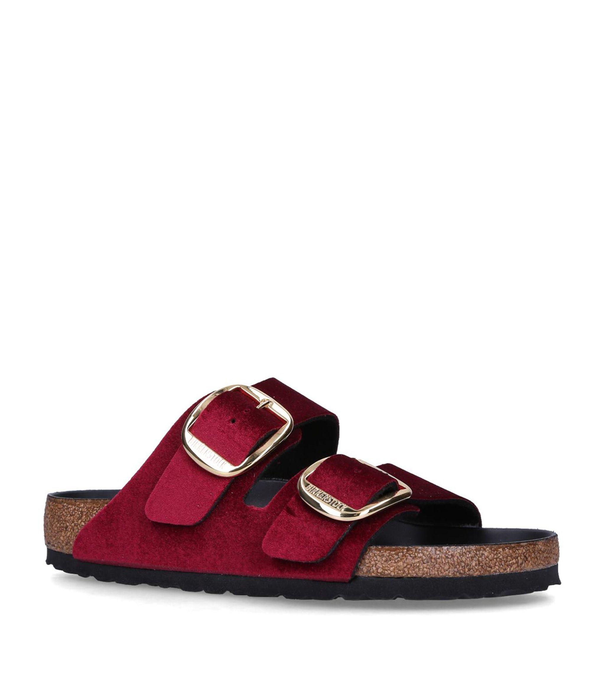 Velvet Arizona Big Buckle in Red | Lyst