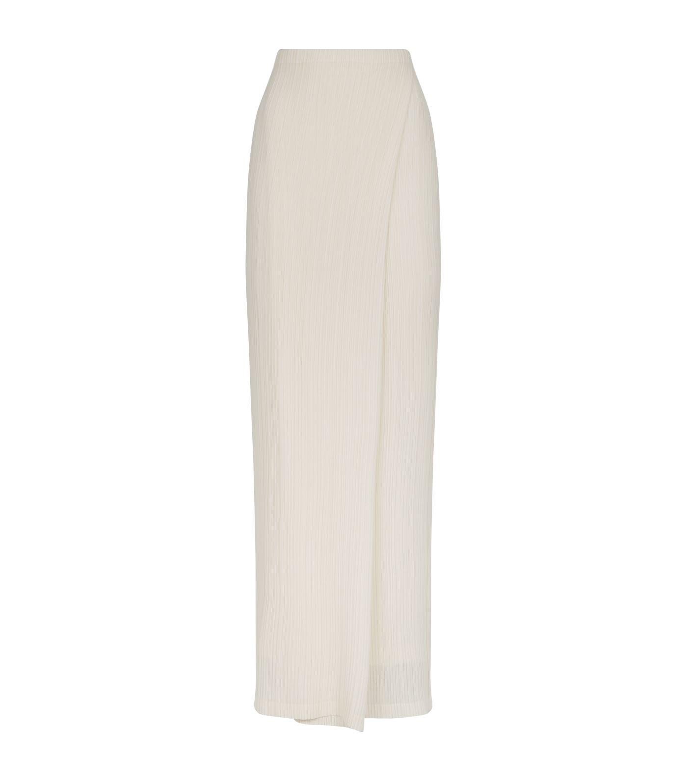 The Row Sol Column Maxi Skirt in White | Lyst