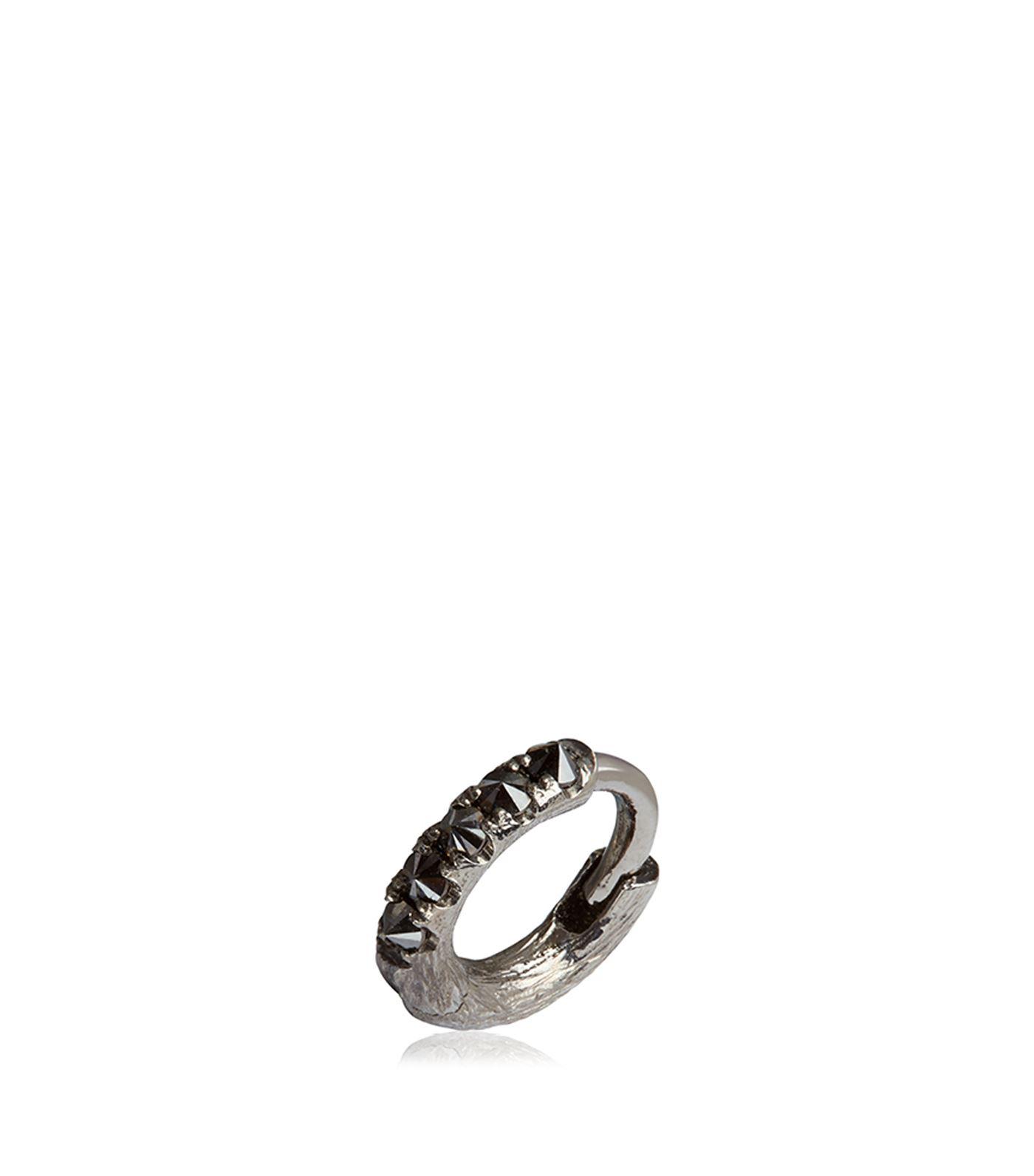 Lyst Annoushka Dusty Diamonds Single White Gold Hoop Earring In Annoushka Women S Metallic Dusty Diamonds Single White Gold Hoop Earring