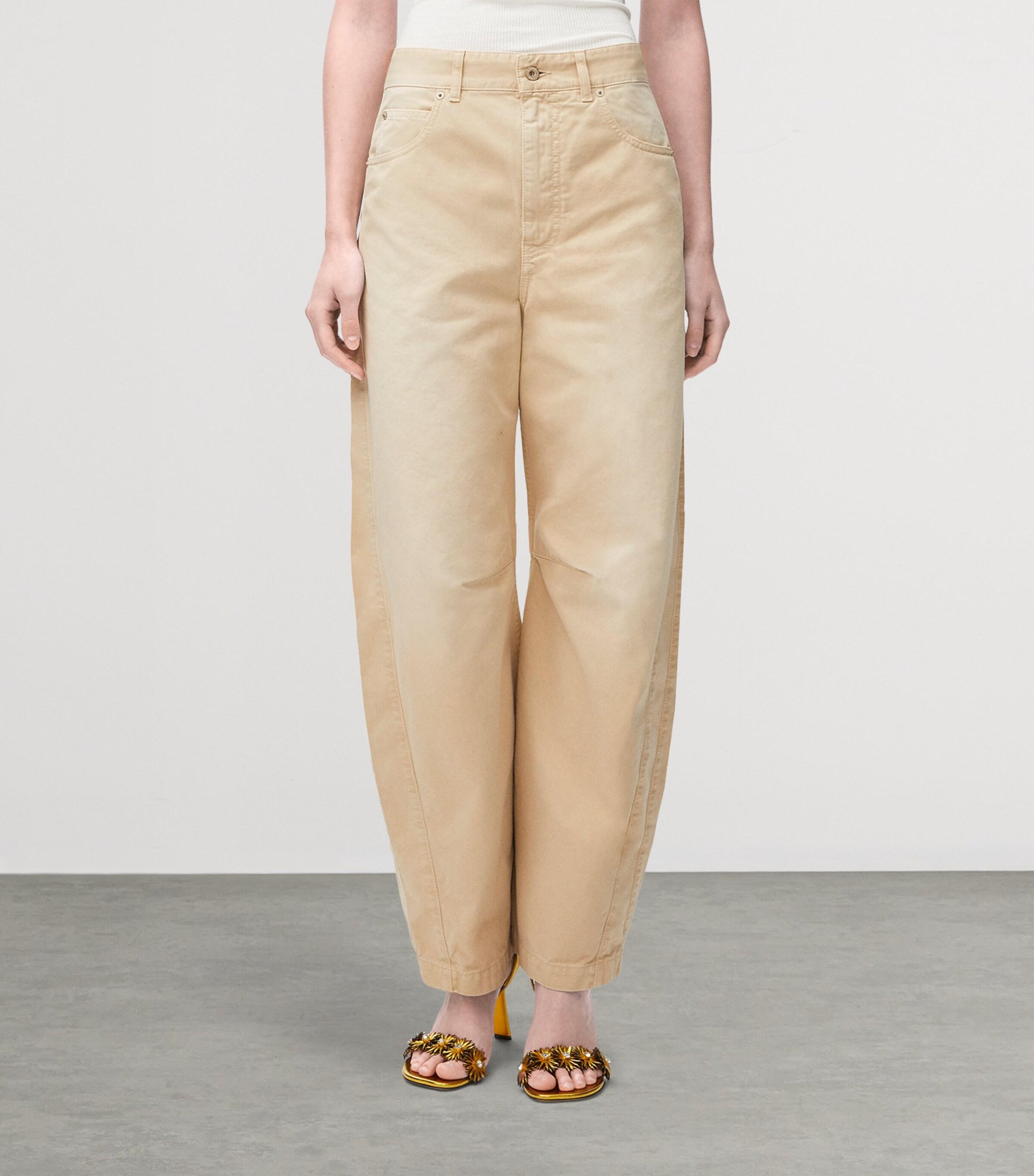 Loewe X Paula's Ibiza Barrel Jeans in Natural | Lyst Canada