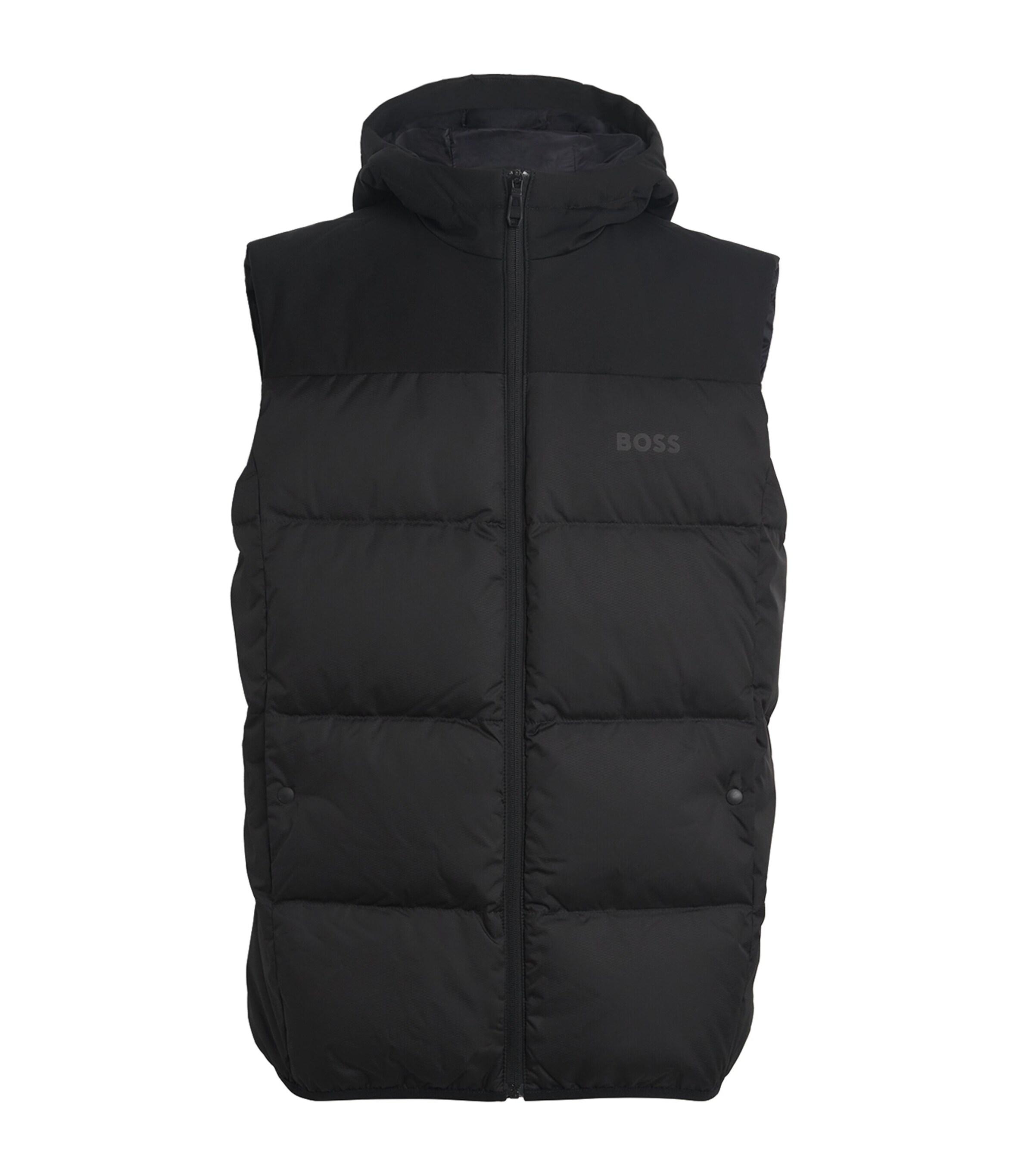 Puffer Vest Hugo Boss Gilet With Hood Puffer Vest Hugo Boss Vests