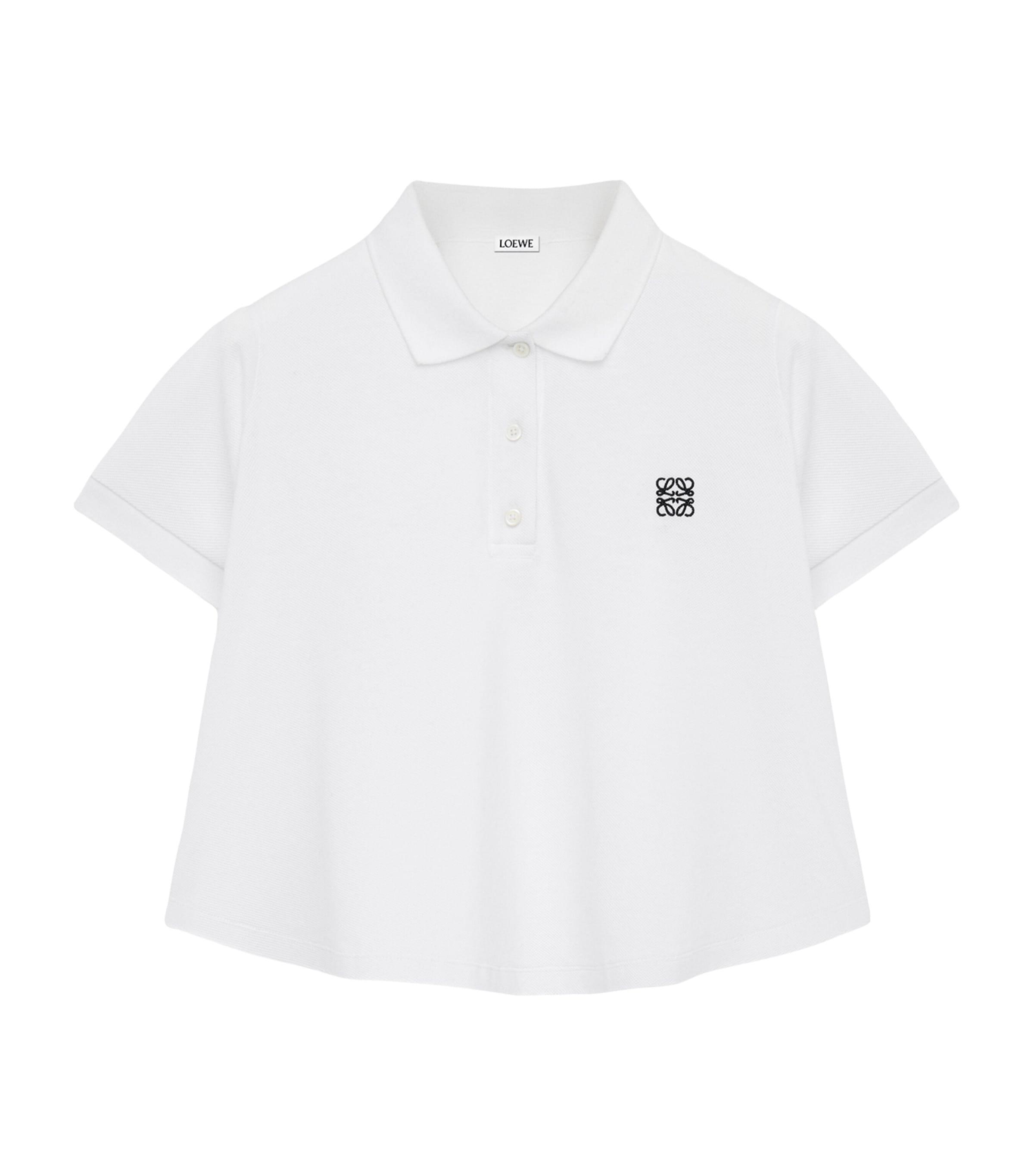 Loewe Trapeze Polo Shirt in White | Lyst Canada