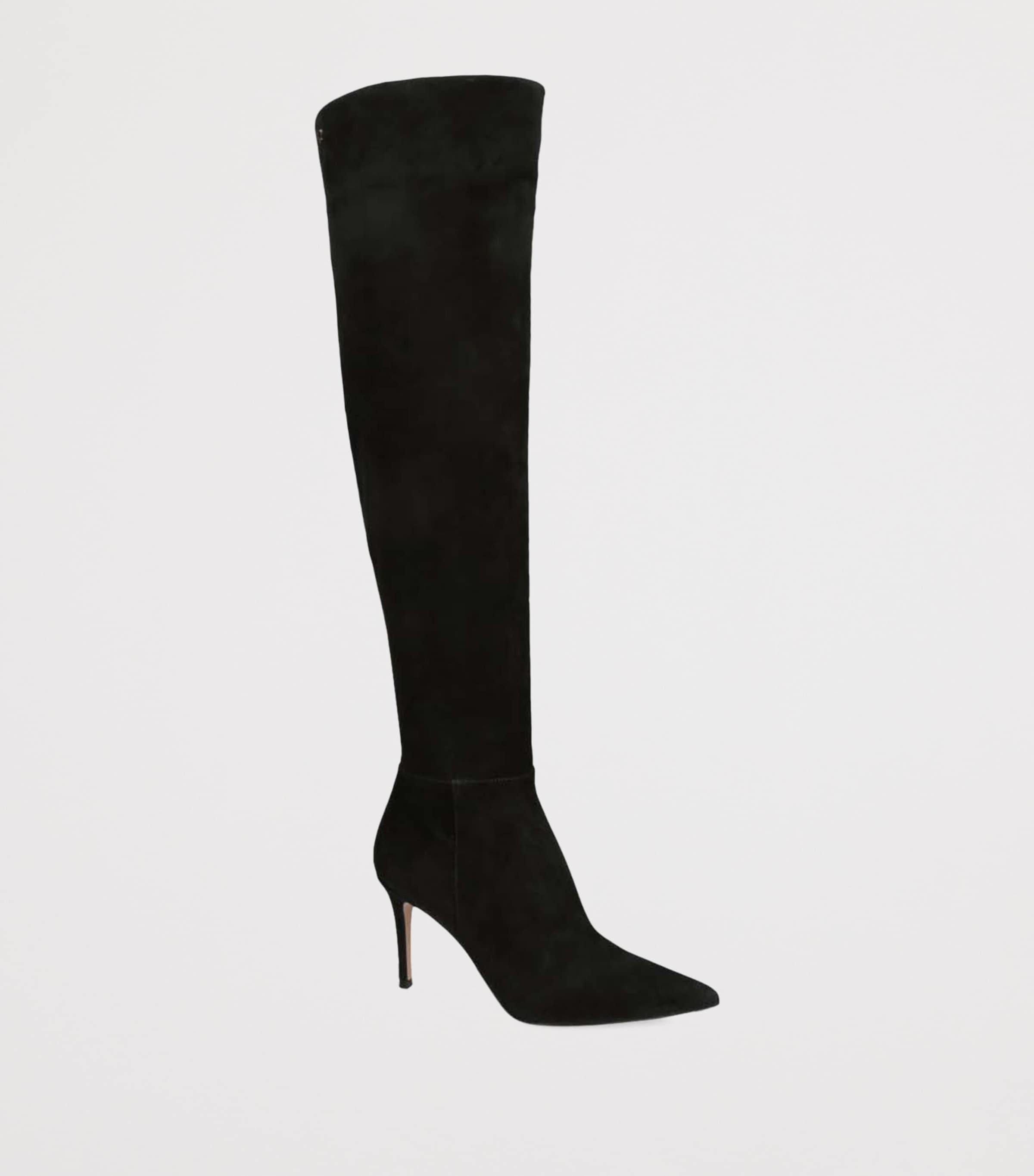 ロングブーツ Gianvito Rossi Elise Over-The-Knee Boots In Suede Gianvito Rossi - Blush Suede Over-the-Knee Boots - 36.5