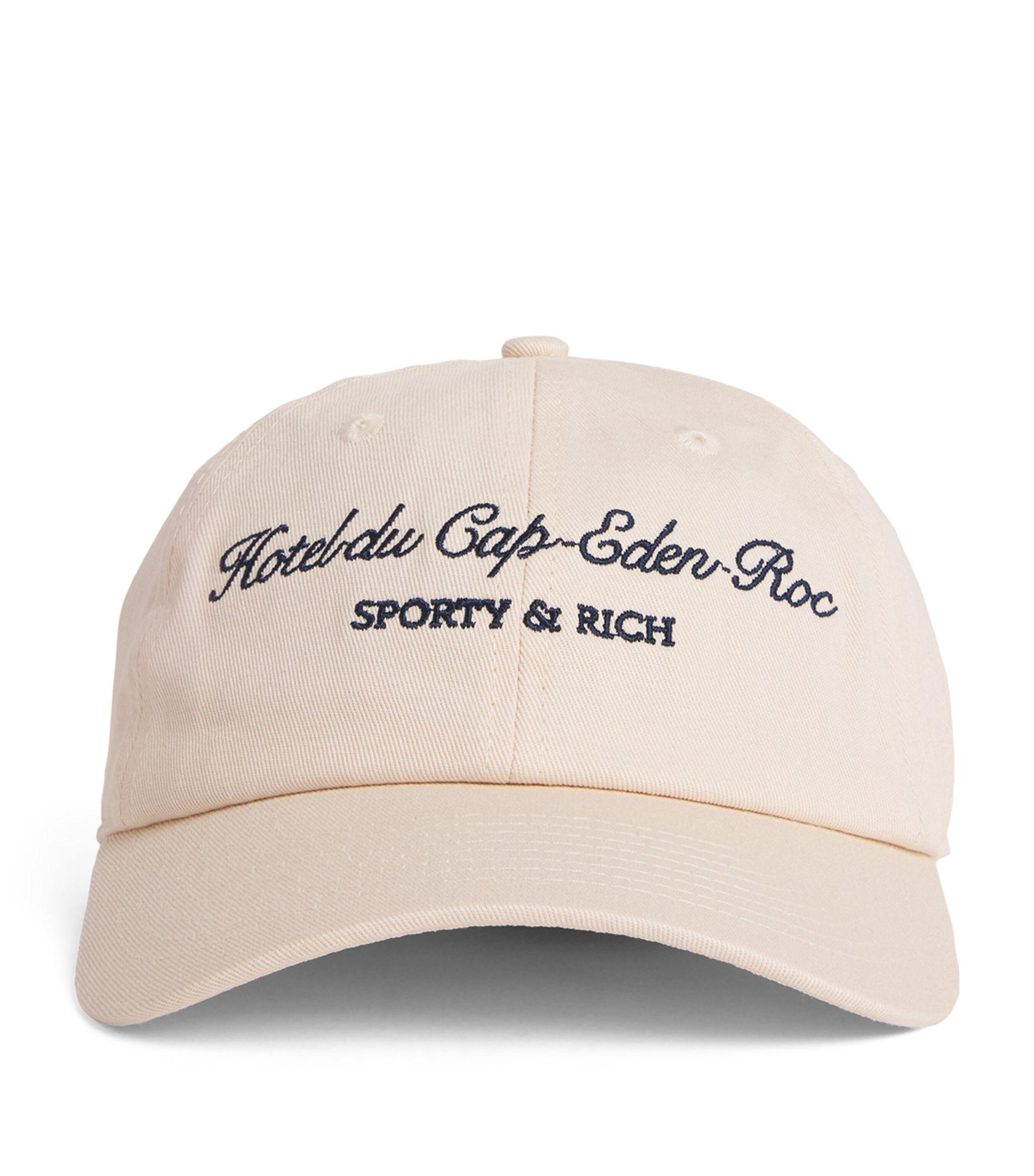 Sporty & Rich X Hotel Du Cap-Eden-Roc Baseball Cap in  display picture 3