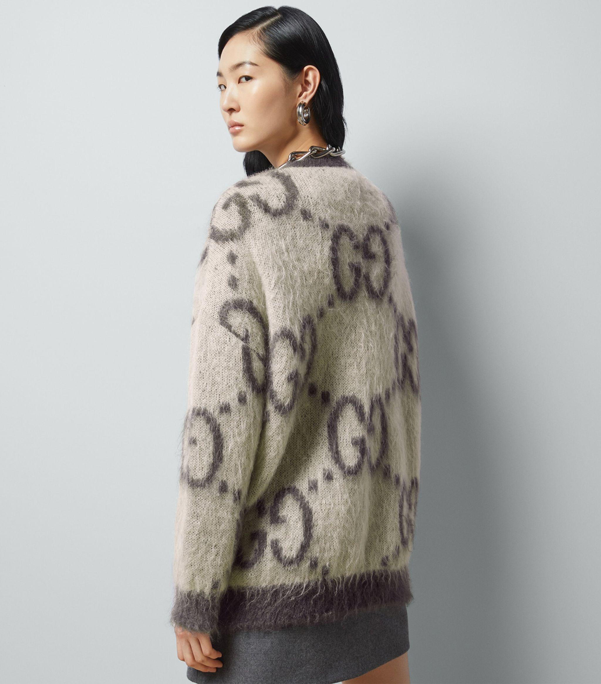 GUCCI リバーシブル GG モヘア カーディガン グッチ 【公式通販】