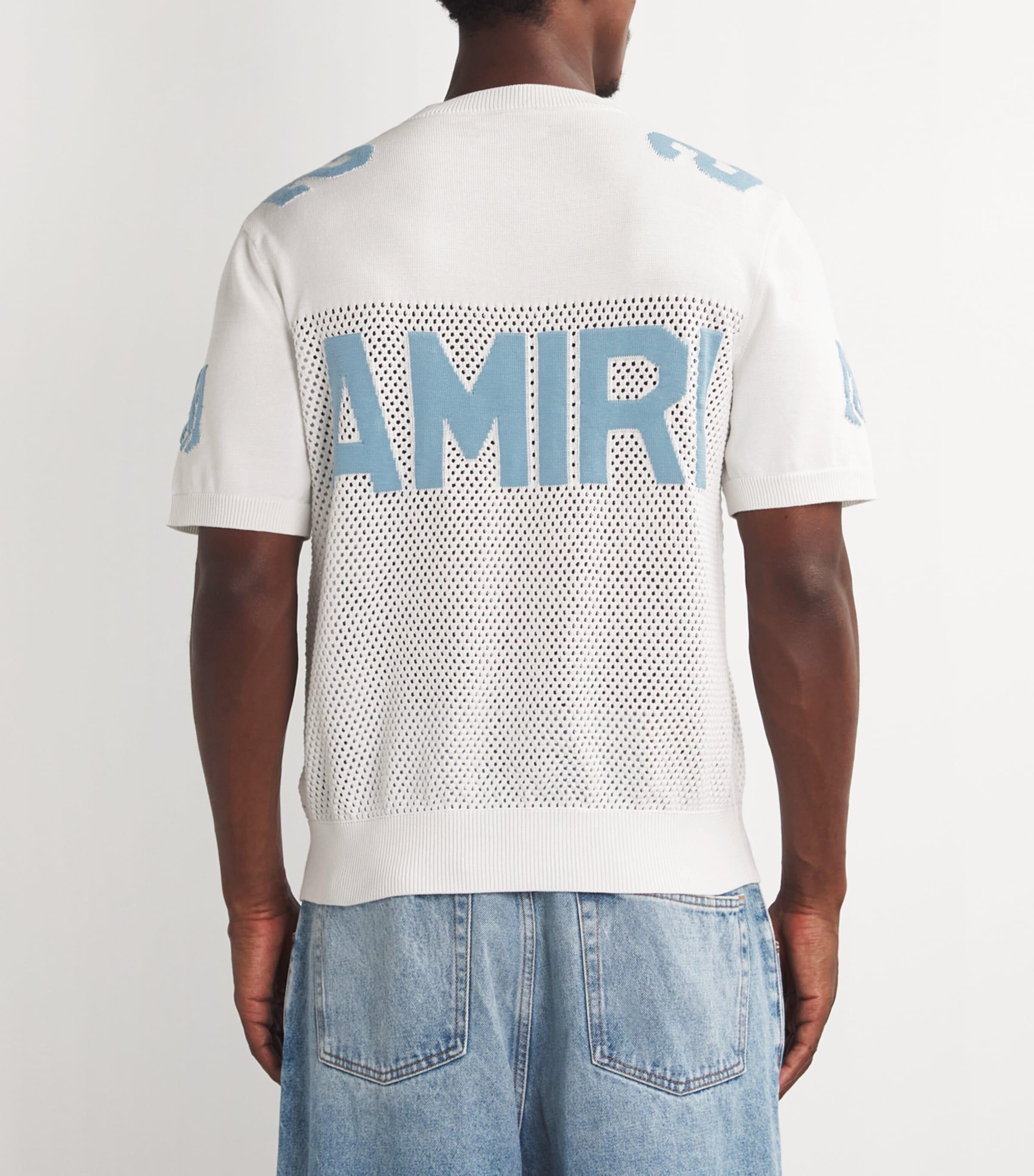 Amiri Knit 22 T-Shirt in Blue for Men | Lyst
