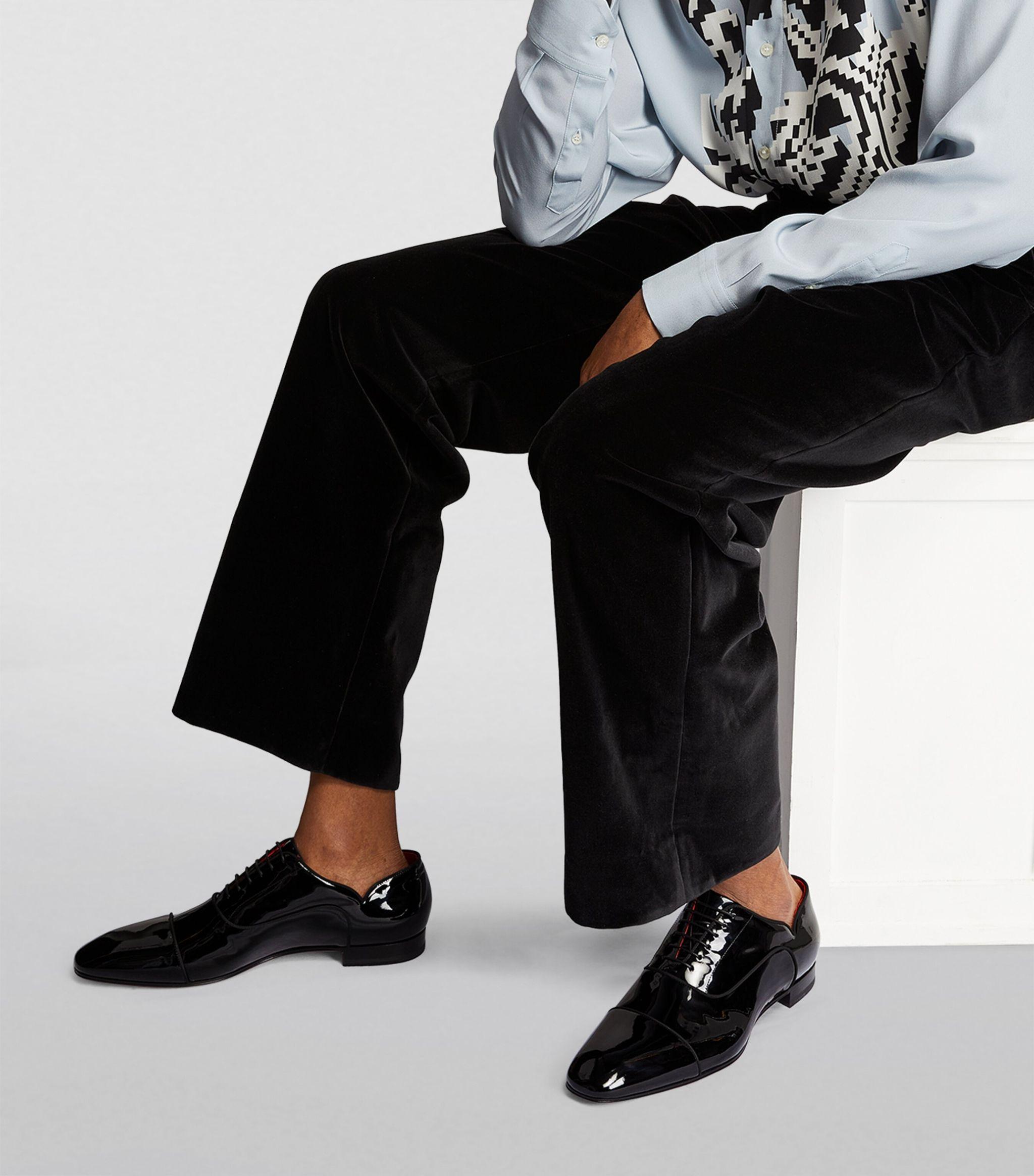 Christian Louboutin Greggy Chick Patent Leather Oxford Shoes  display picture 3